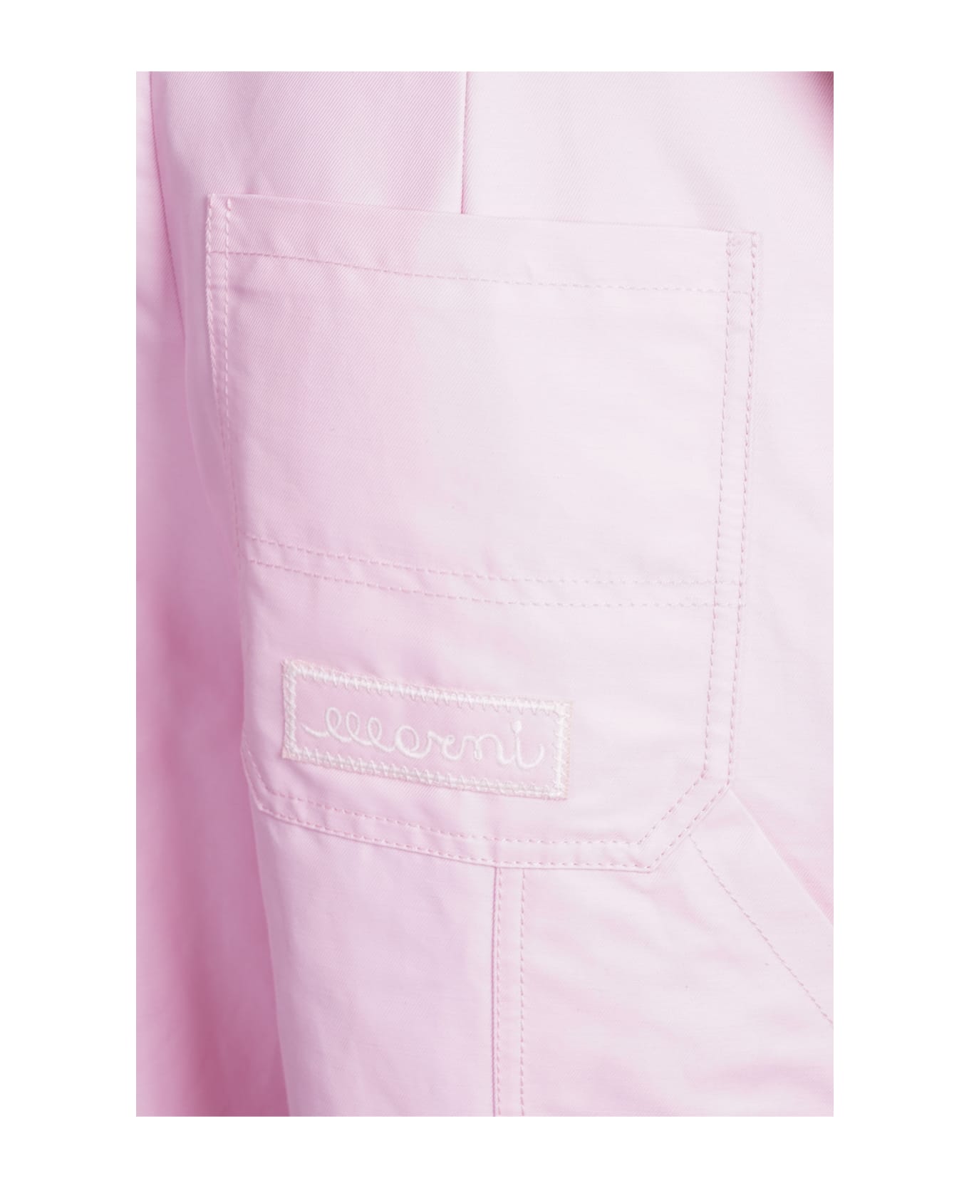 Marni Logo Embroidery Pants - Pink