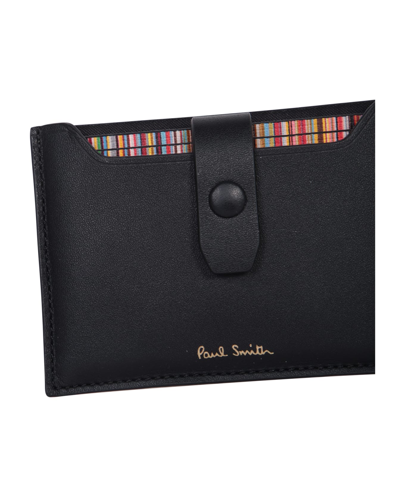 Paul Smith Signature Stripe Cards Holder - Black