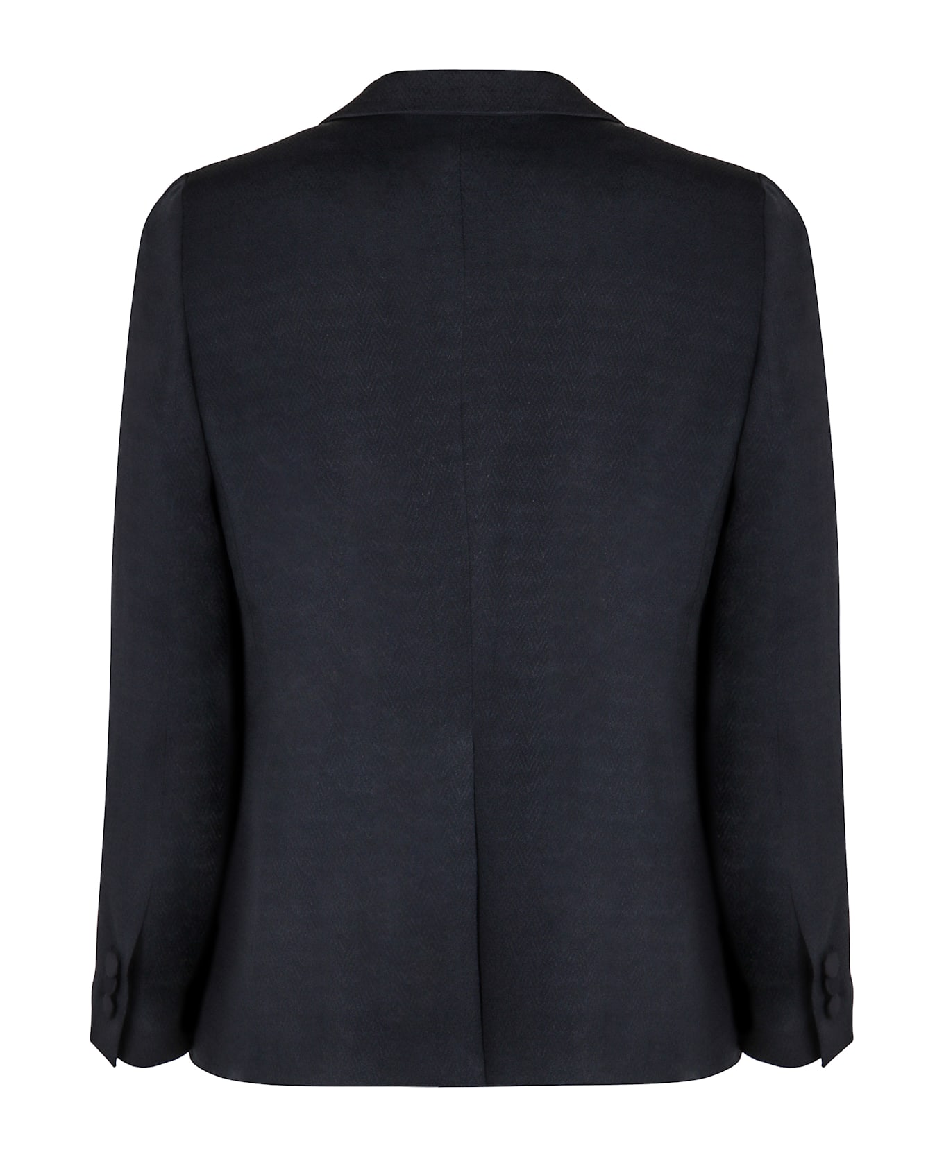 Emporio Armani Single-breasted One Button Jacket - blue