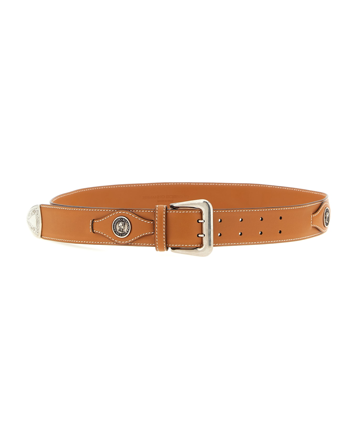 Ermanno Scervino Logo Coin Belt - Brown