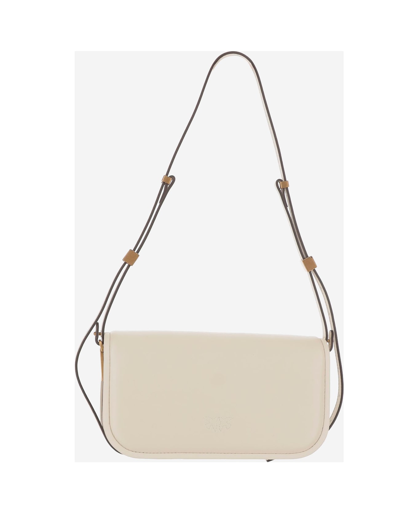 Pinko Love Bag Box Shoulder Bag In Nappa Leather - WHITE