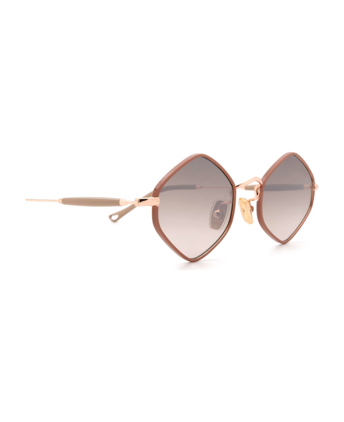 Eyepetizer Deux Pinkish Brown Sunglasses - Pinkish Brown