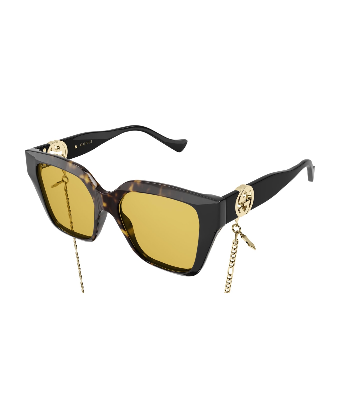 Gucci Eyewear GG1023S Eyewear - Havana Black Yellow
