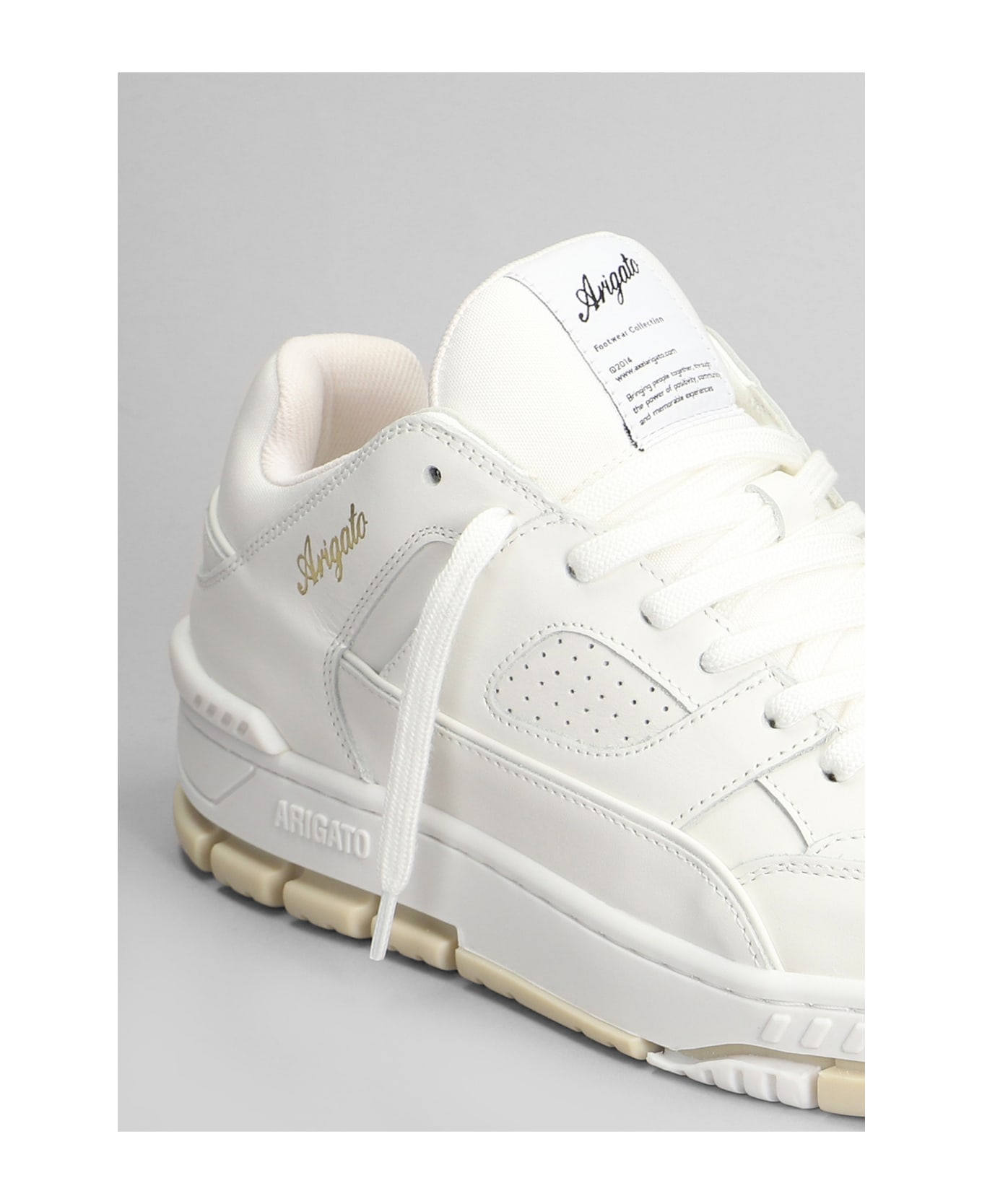 Axel Arigato Area Lo Sneaker Sneakers In White Leather - WHITE