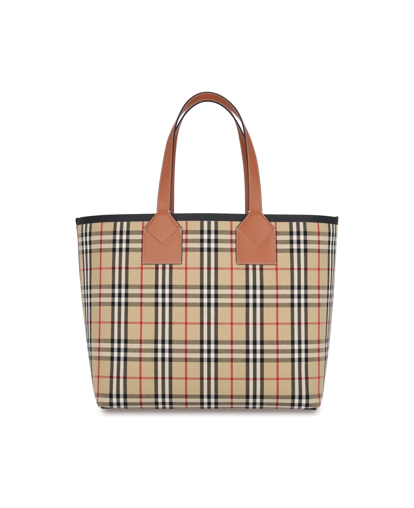 Burberry Large London Tote Bag - Brown トートバッグ