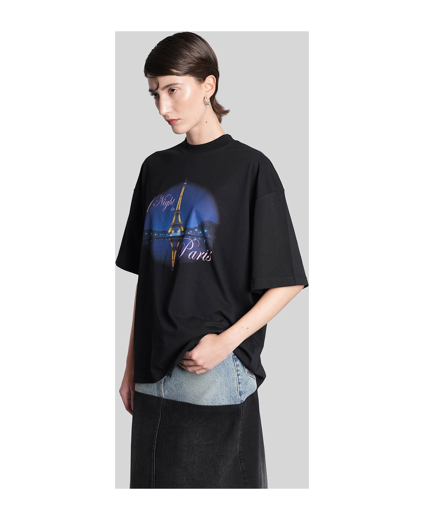 VETEMENTS T-shirt In Black Cotton - black