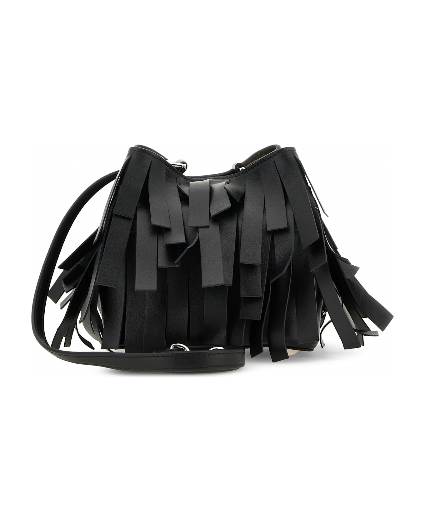 Hogan H01r Hocket Mini Frange Shopping Bag - NERO