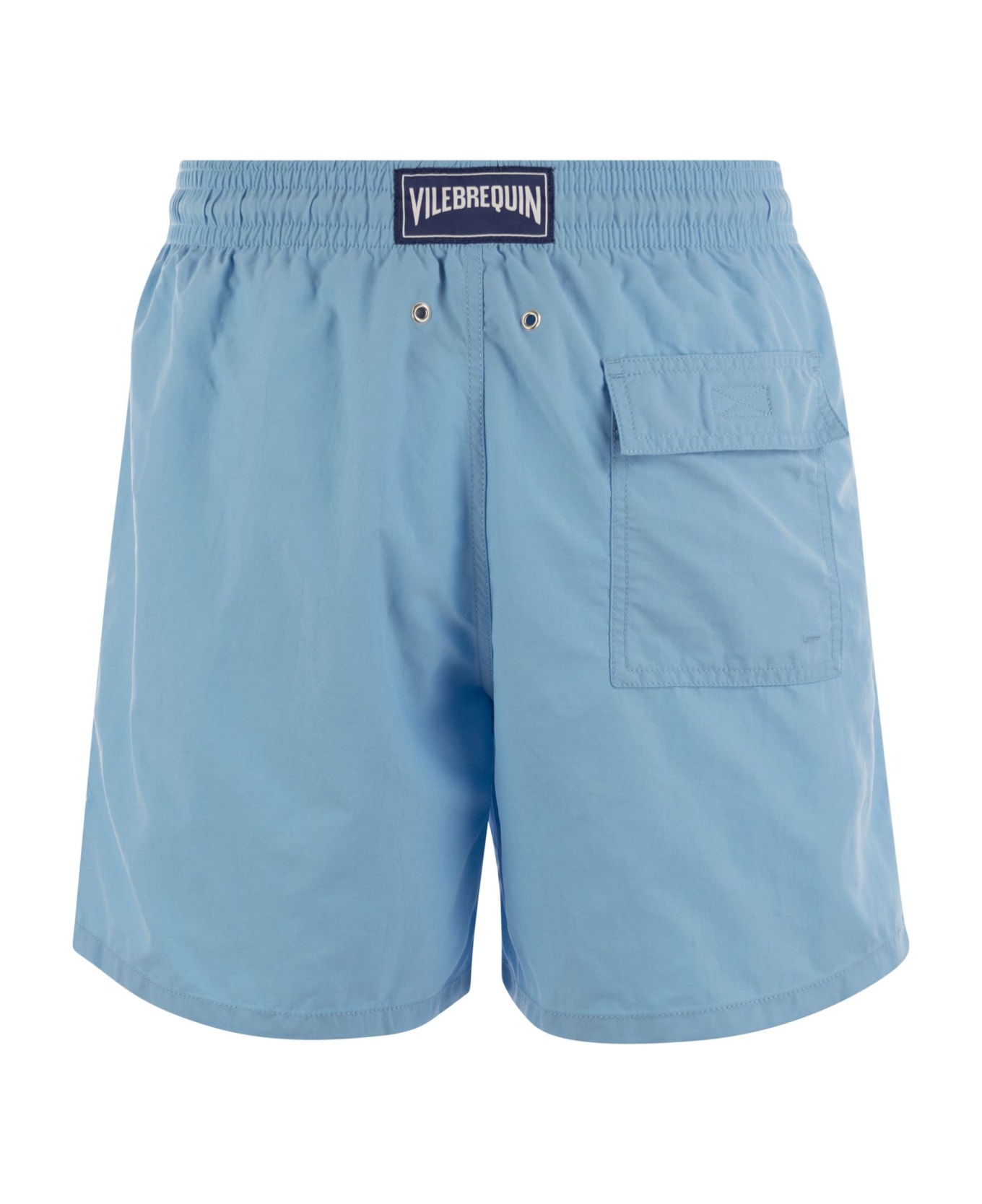 Vilebrequin Water-repellent Sea Shorts - Light Blue