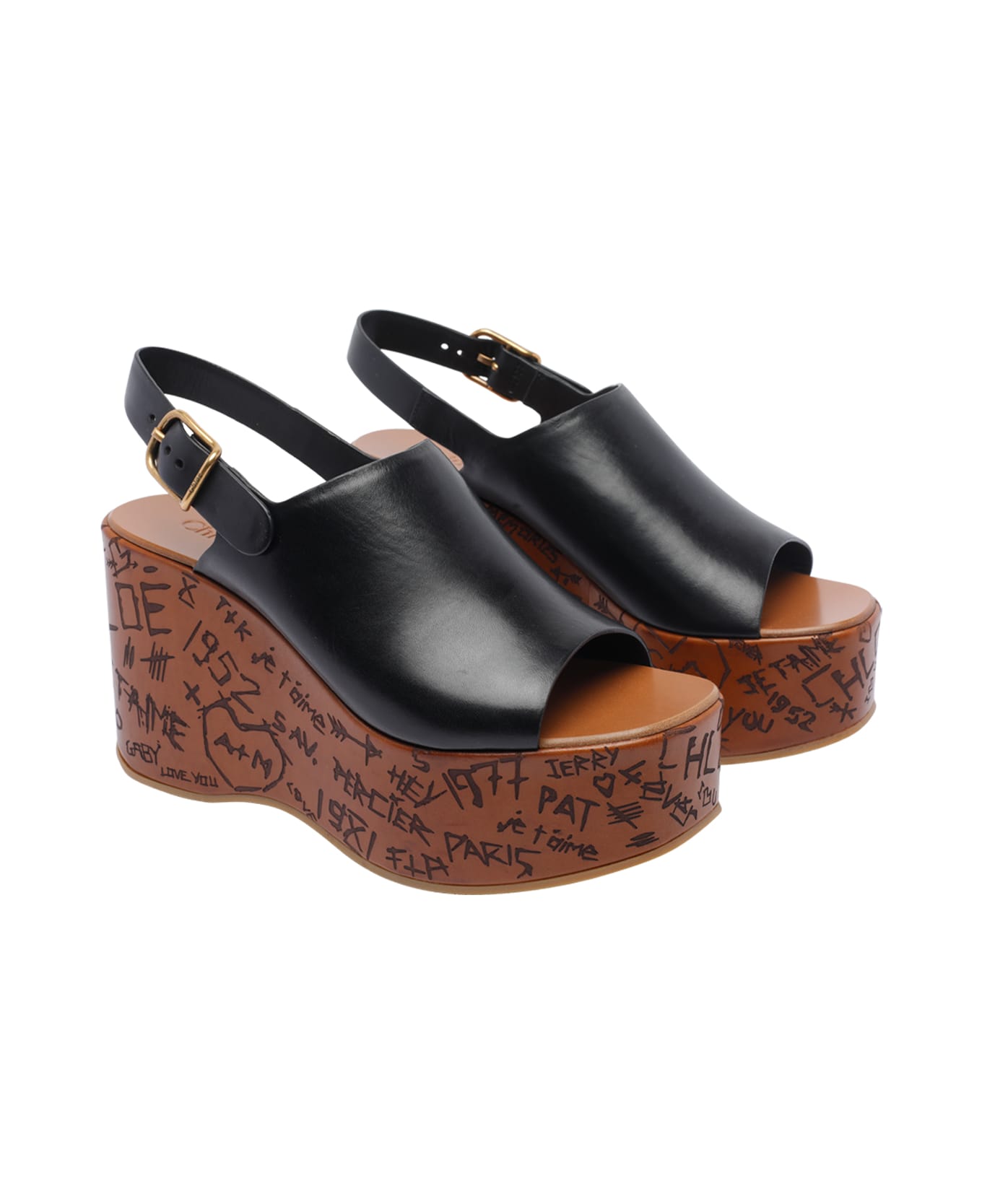 Chloé Maxime Wedge Sandals
