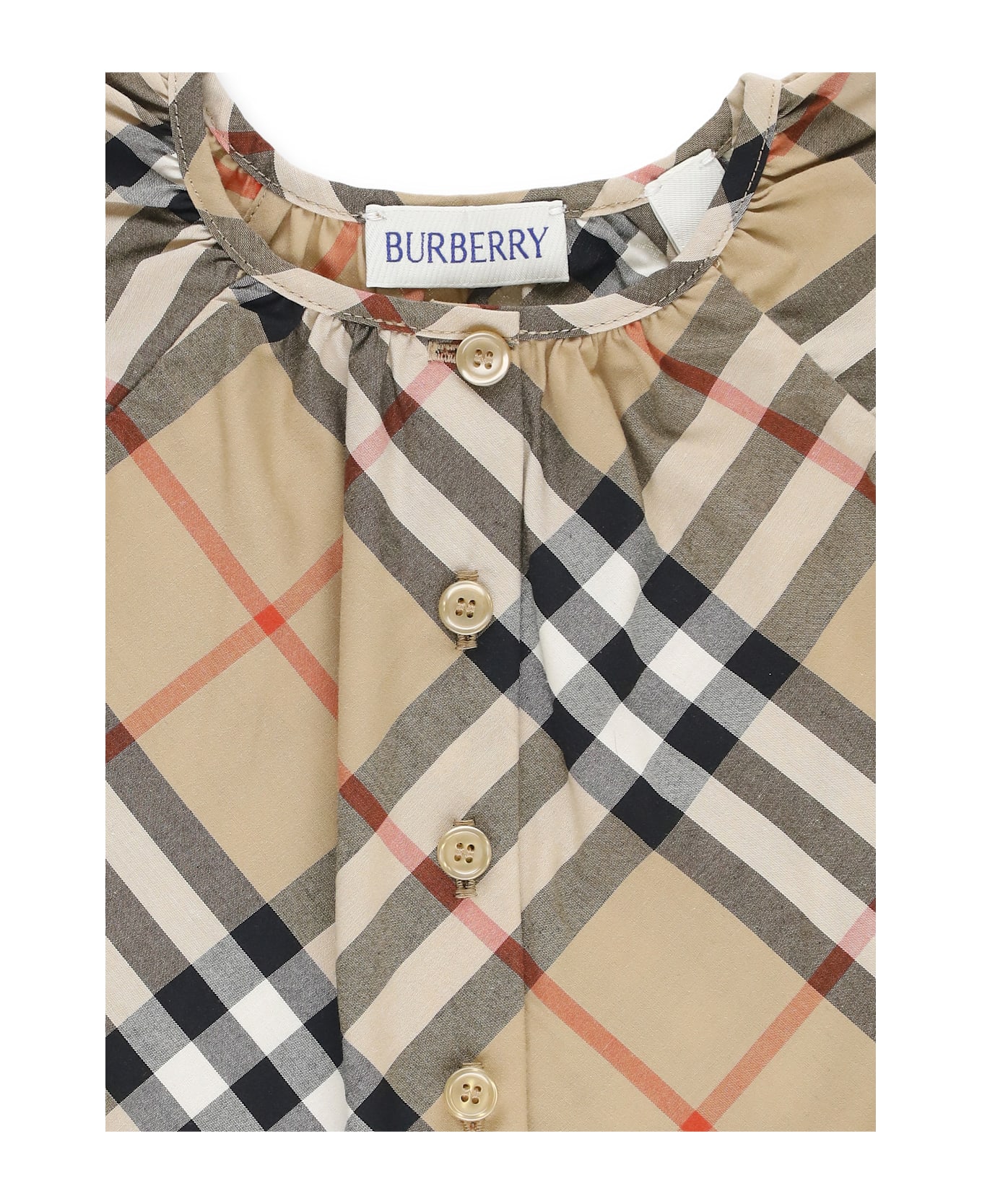 Burberry Tartan Dress - Beige