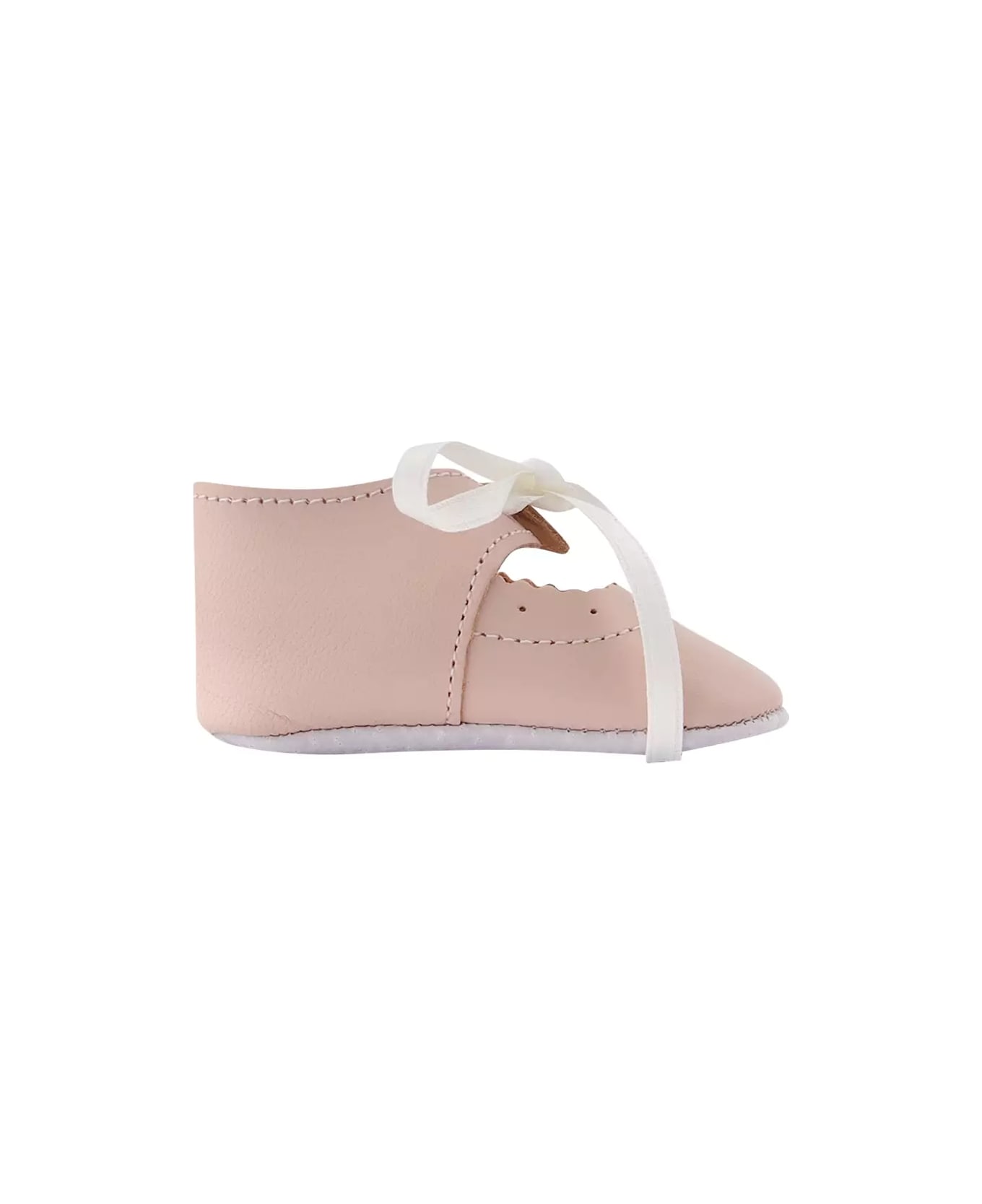 Tartine et Chocolat First Steps Shoes With Bow - Pink
