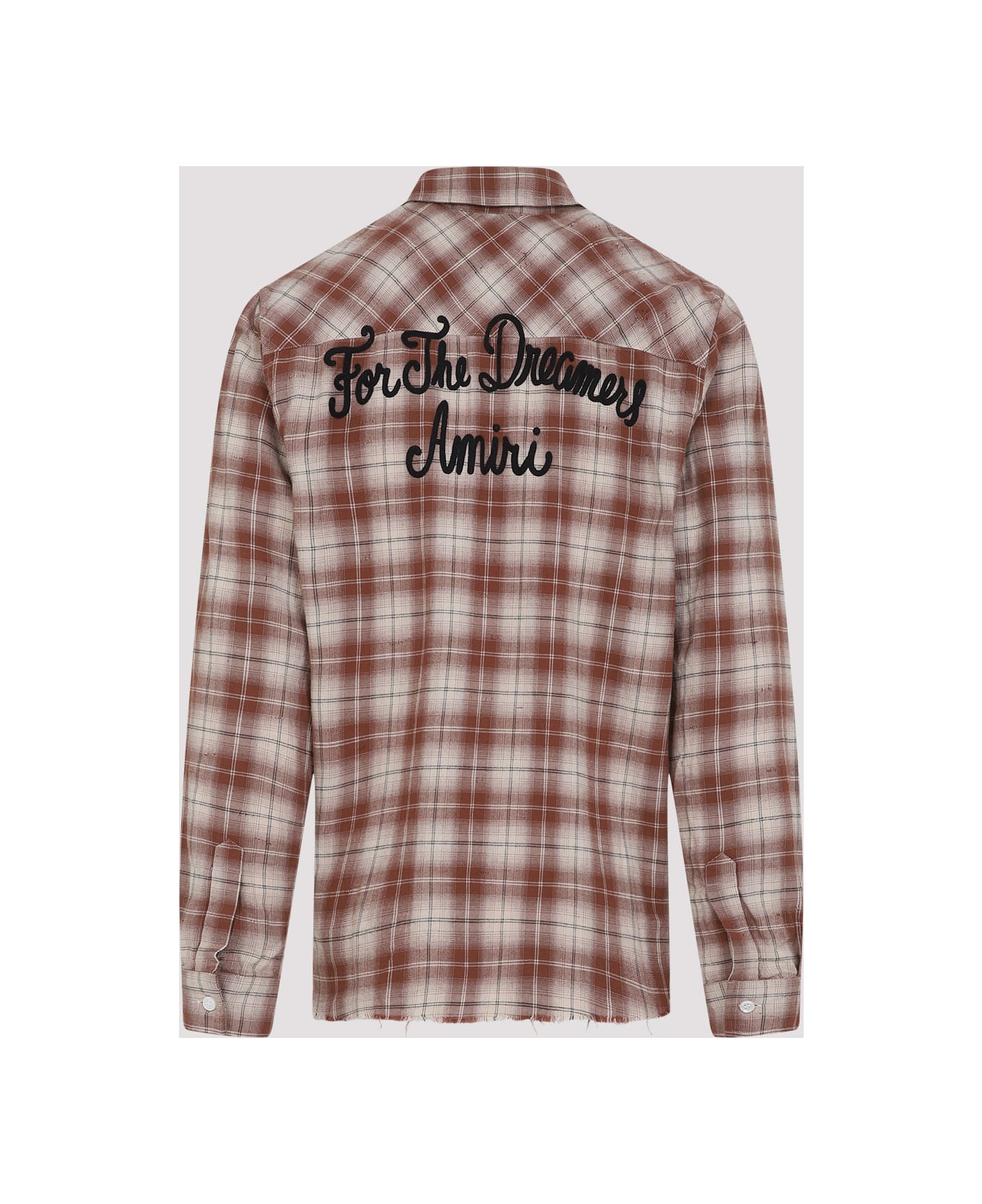 AMIRI Shotgun Flannel Shirt - Chocolate