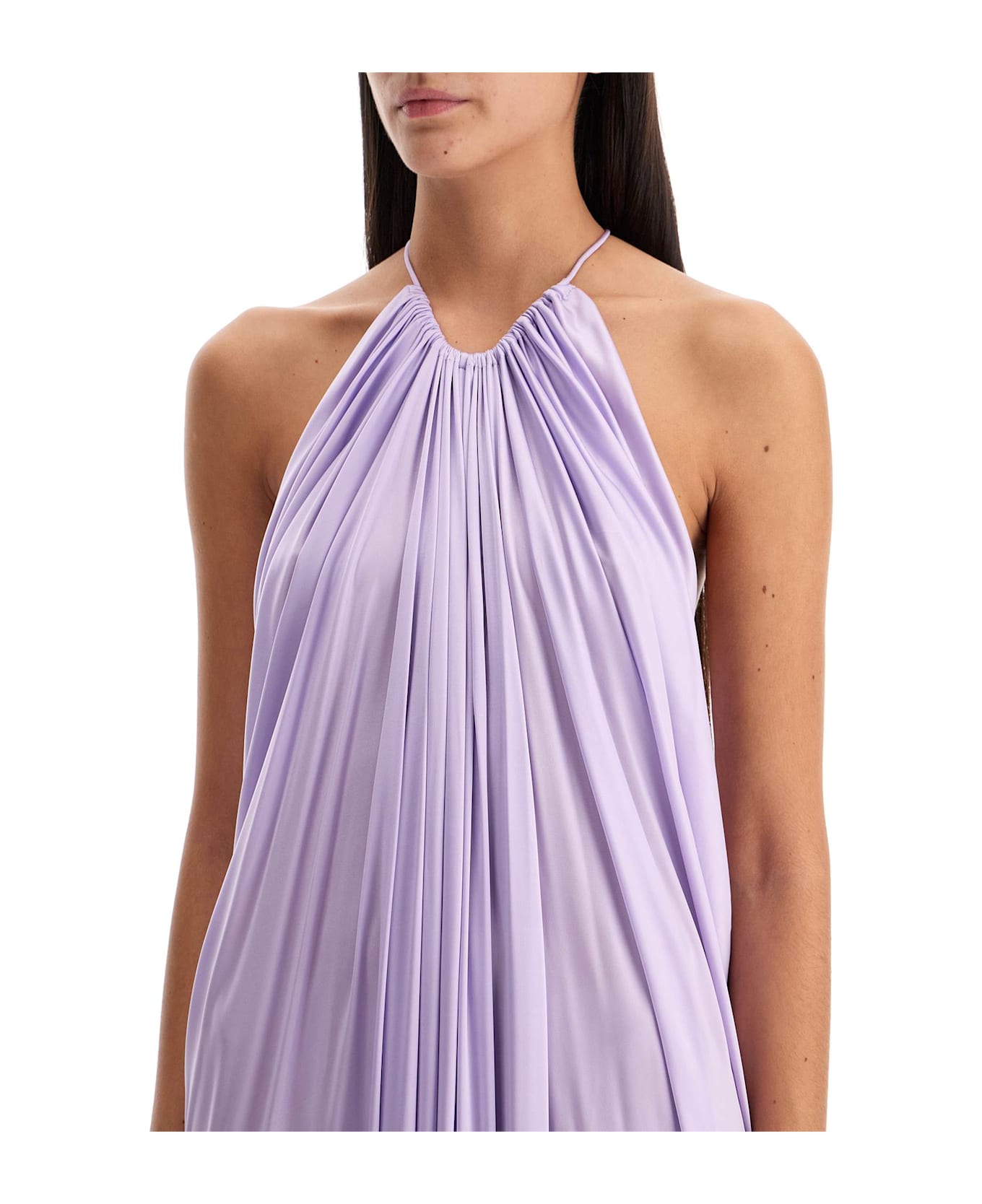 Tom Ford Long Shiny Jersey Dress - BRIGHT LILAC (Purple)