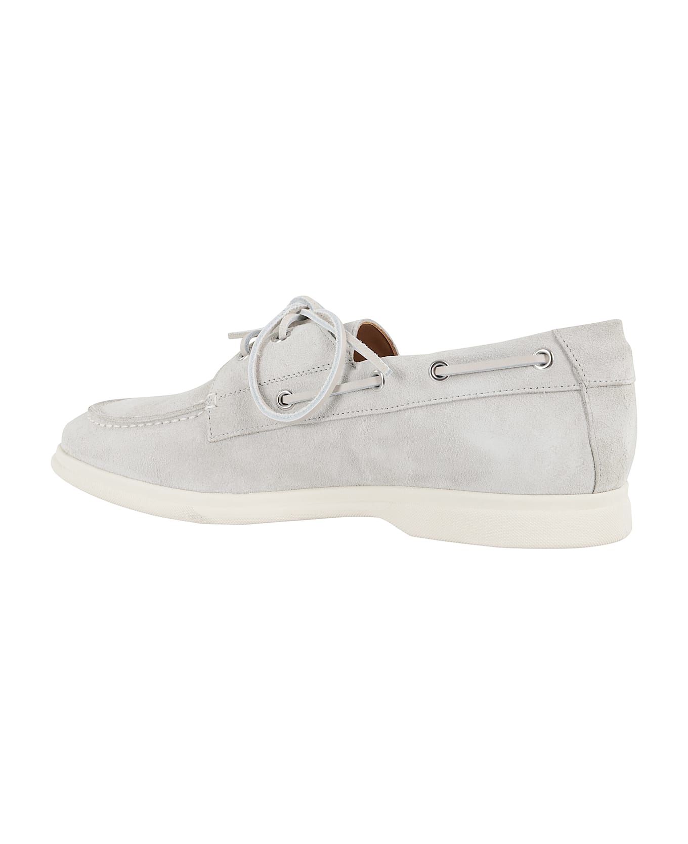 Tagliatore Scarpa Da Barca Suede - Perla