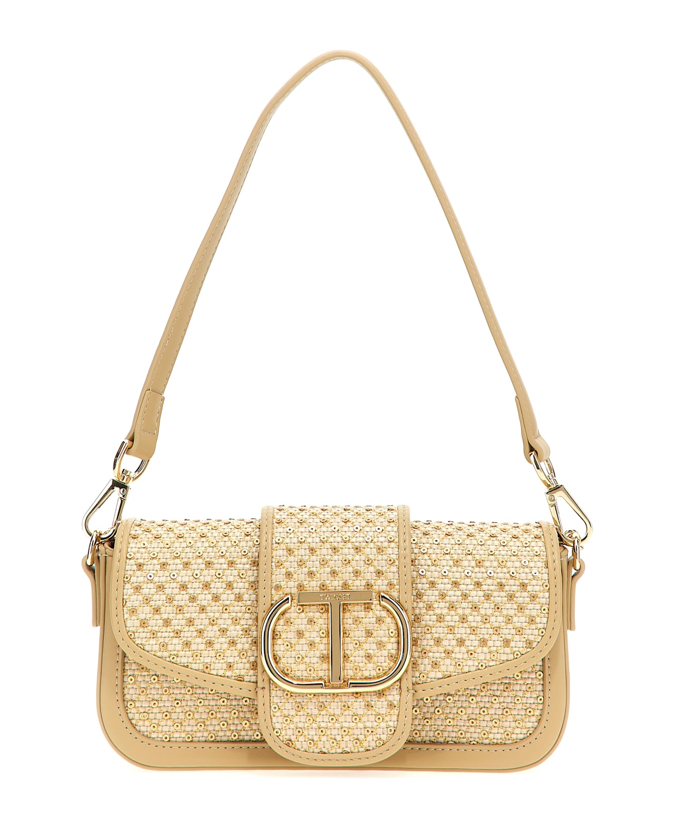 TwinSet 'amie' Crossbody Bag - Beige