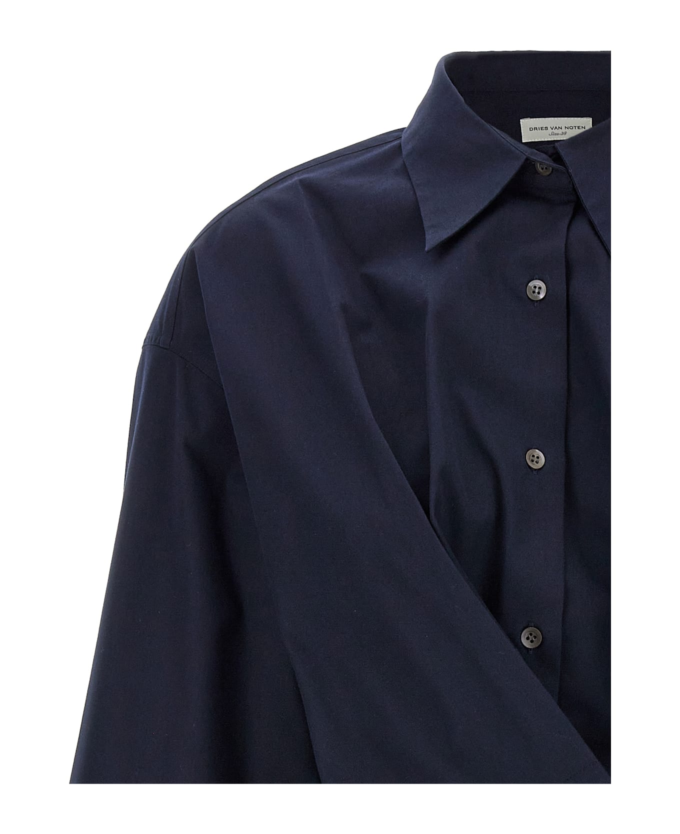 Dries Van Noten 'clicks' Shirt - Blue