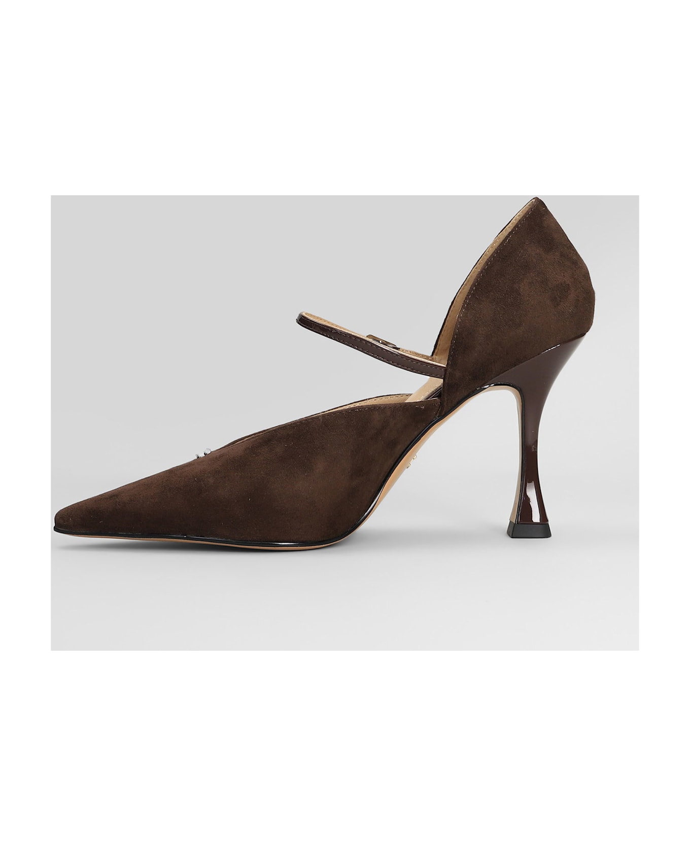 Lola Cruz Pumps In Brown Suede - brown