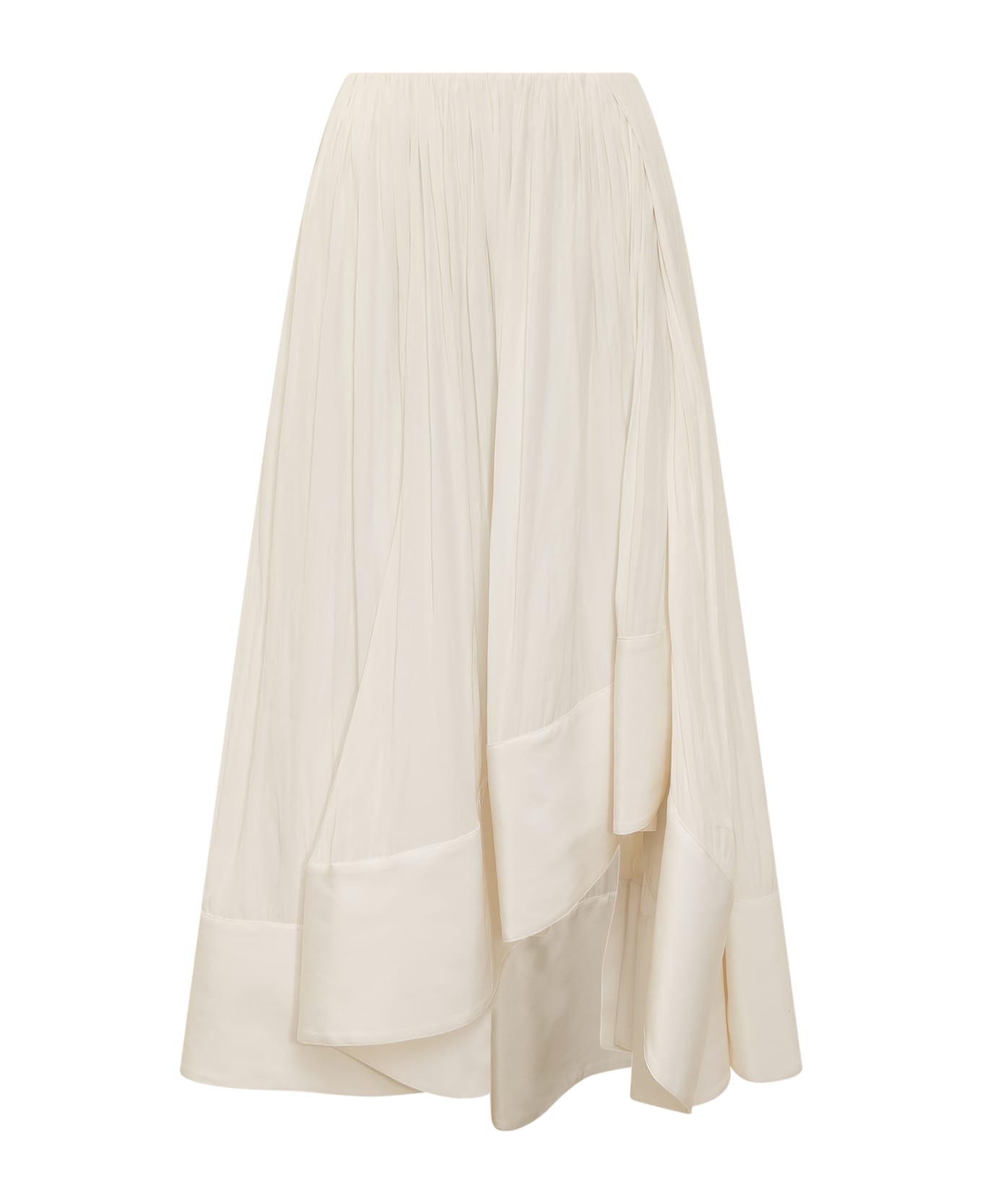 Lanvin Midi Skirt - OFF WHITE