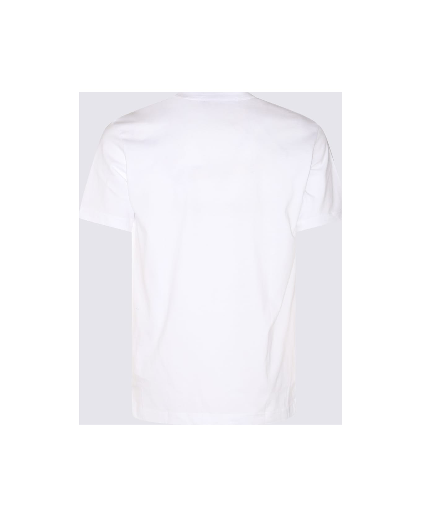 Comme des Garçons White Multicolour Cotton T-shirt - White