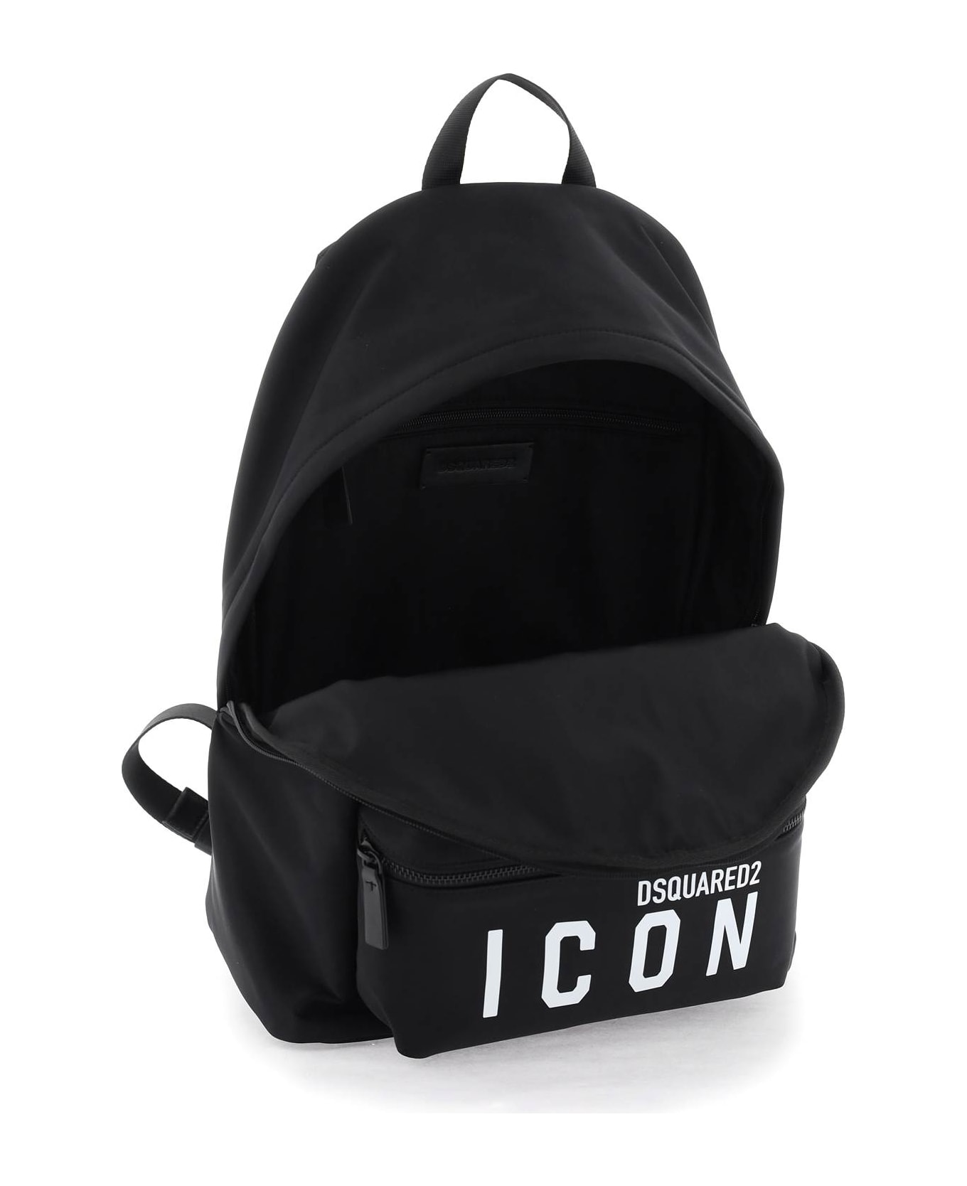 Dsquared2 Icon Nylon Backpack - Black バックパック