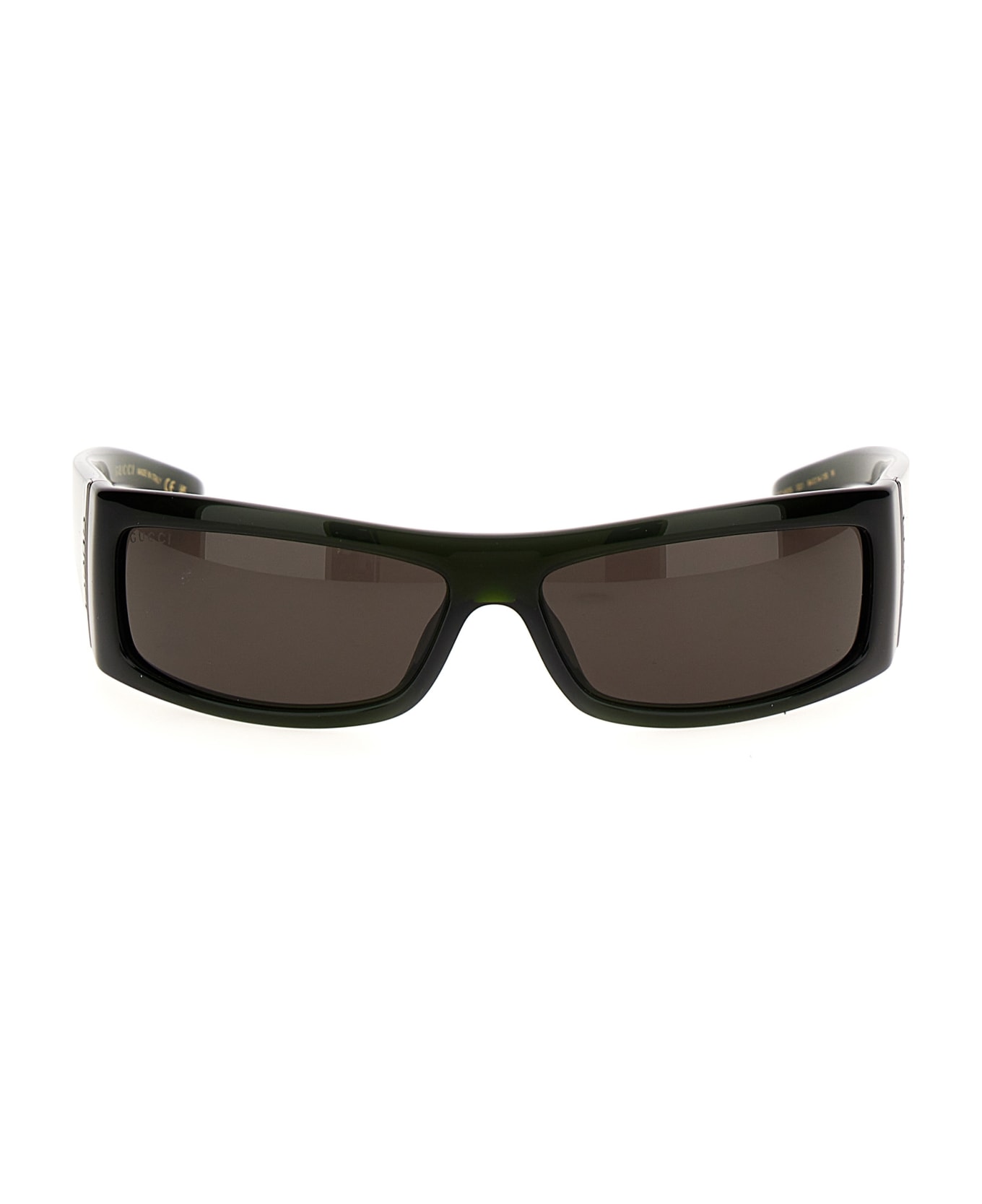 Gucci Rectangular Logo Sunglasses - Black
