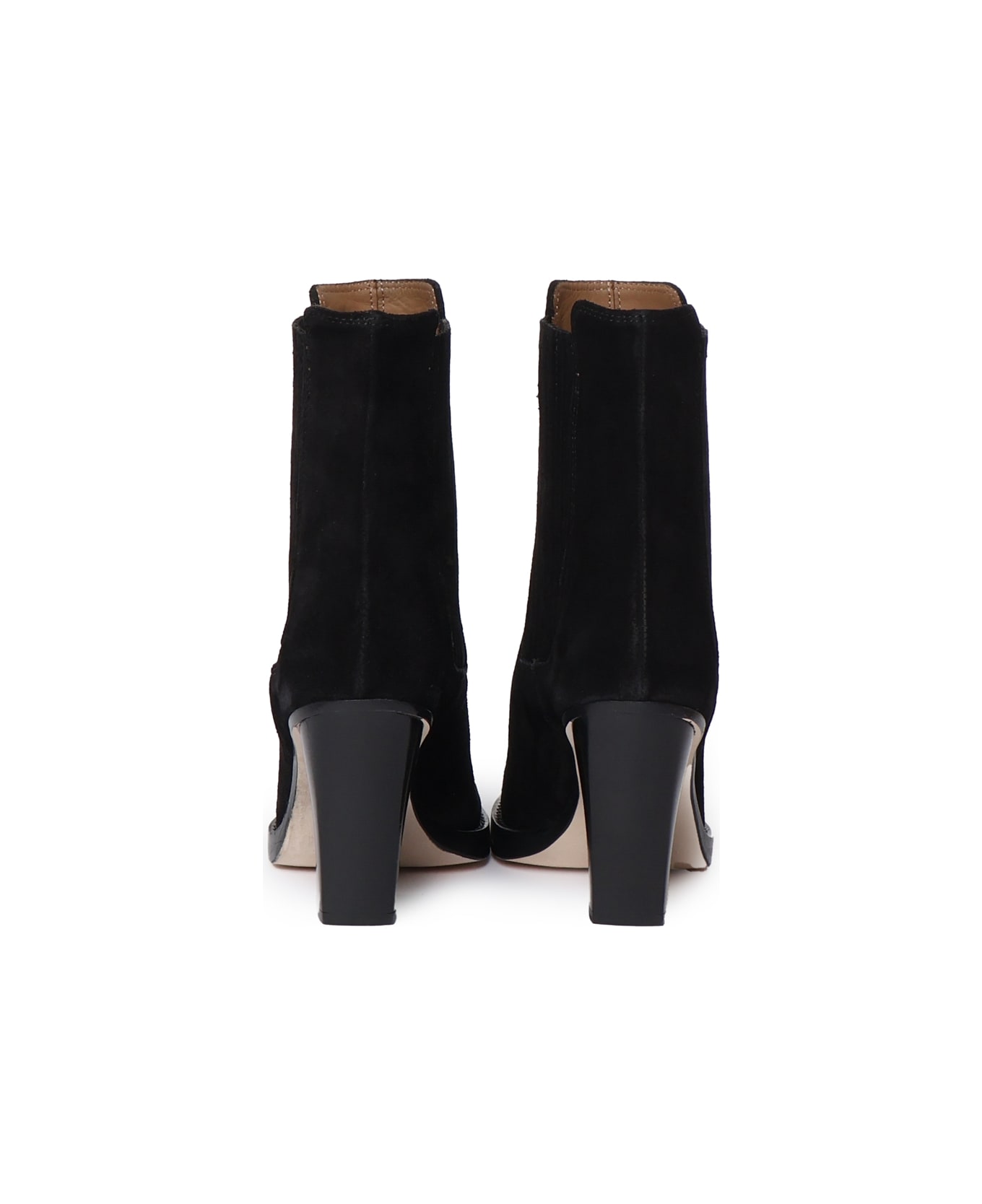 Paris Texas Suede Boots - Black