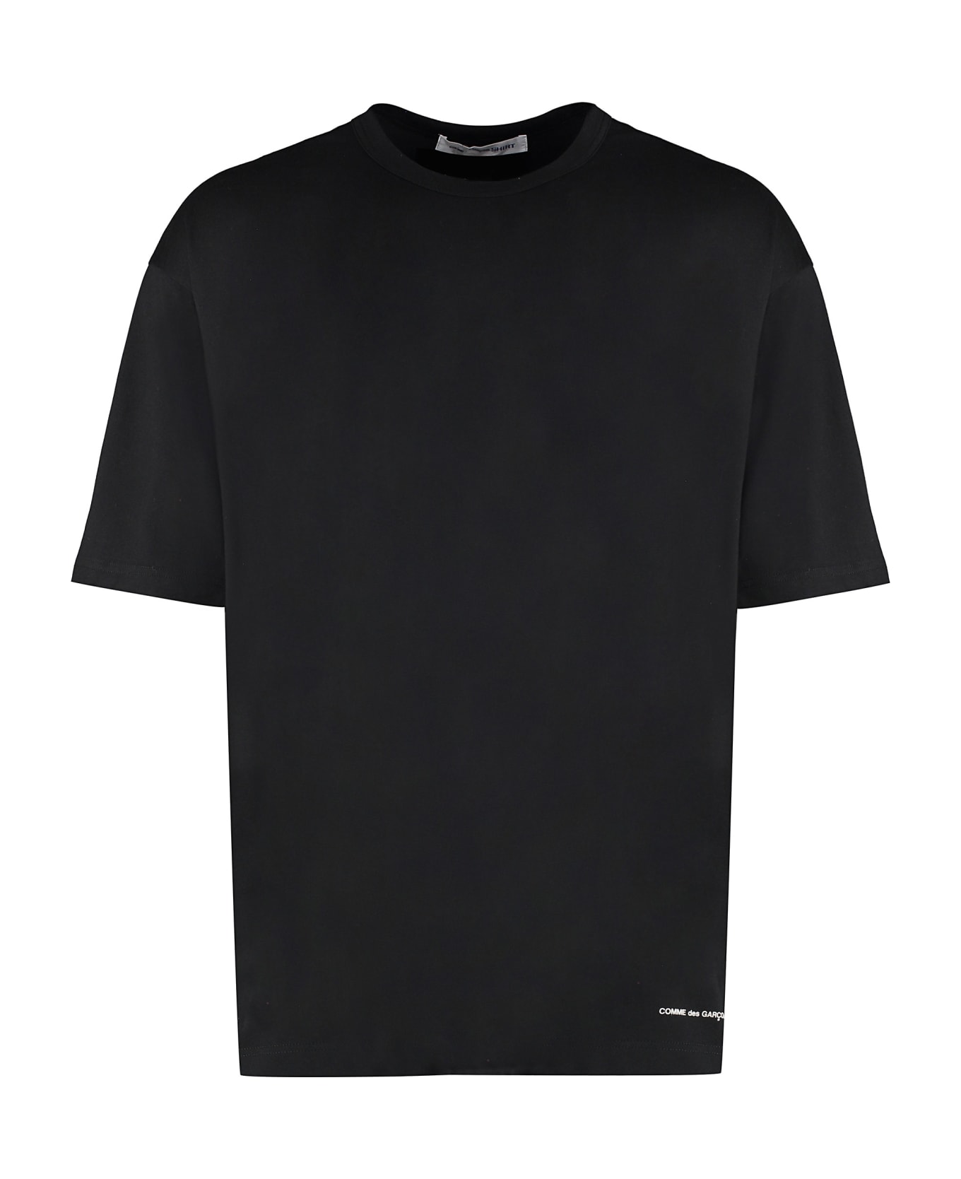 Comme des Garçons Cotton Crew-neck T-shirt - Black シャツ