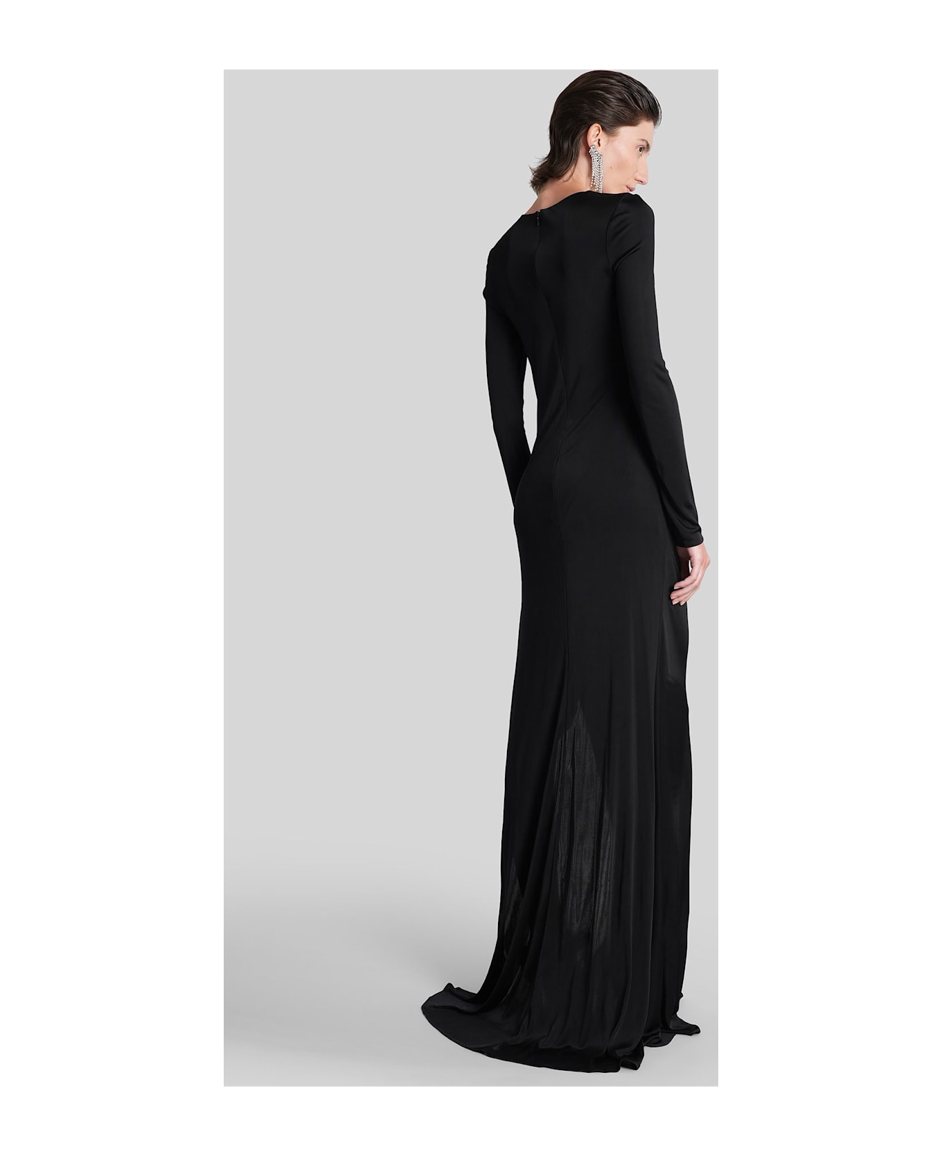 Giuseppe di Morabito Long Dress In Black Viscose - black