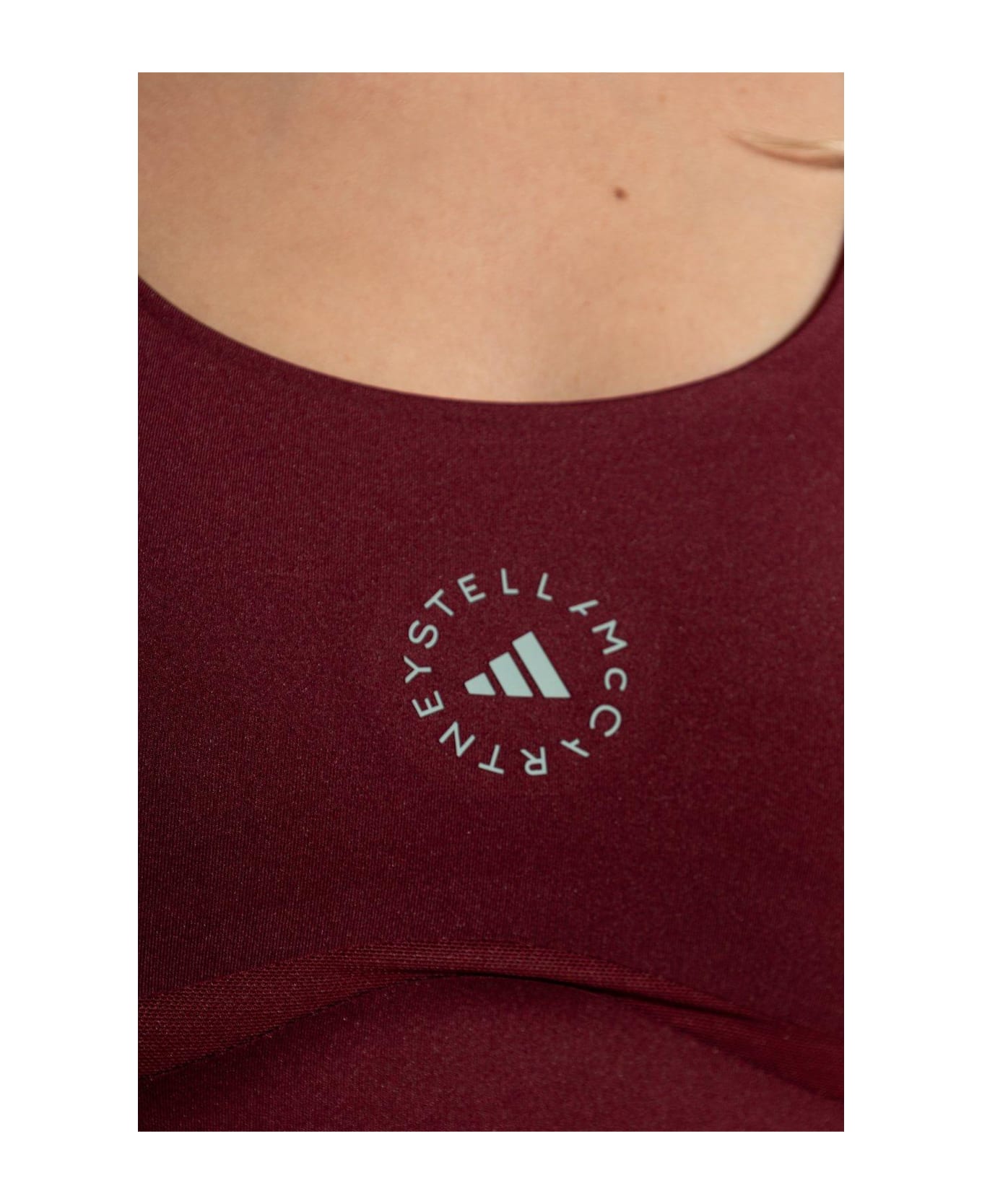 Adidas by Stella McCartney Truepurpose Power Impact Training Medium-support Bra - Shadow Red