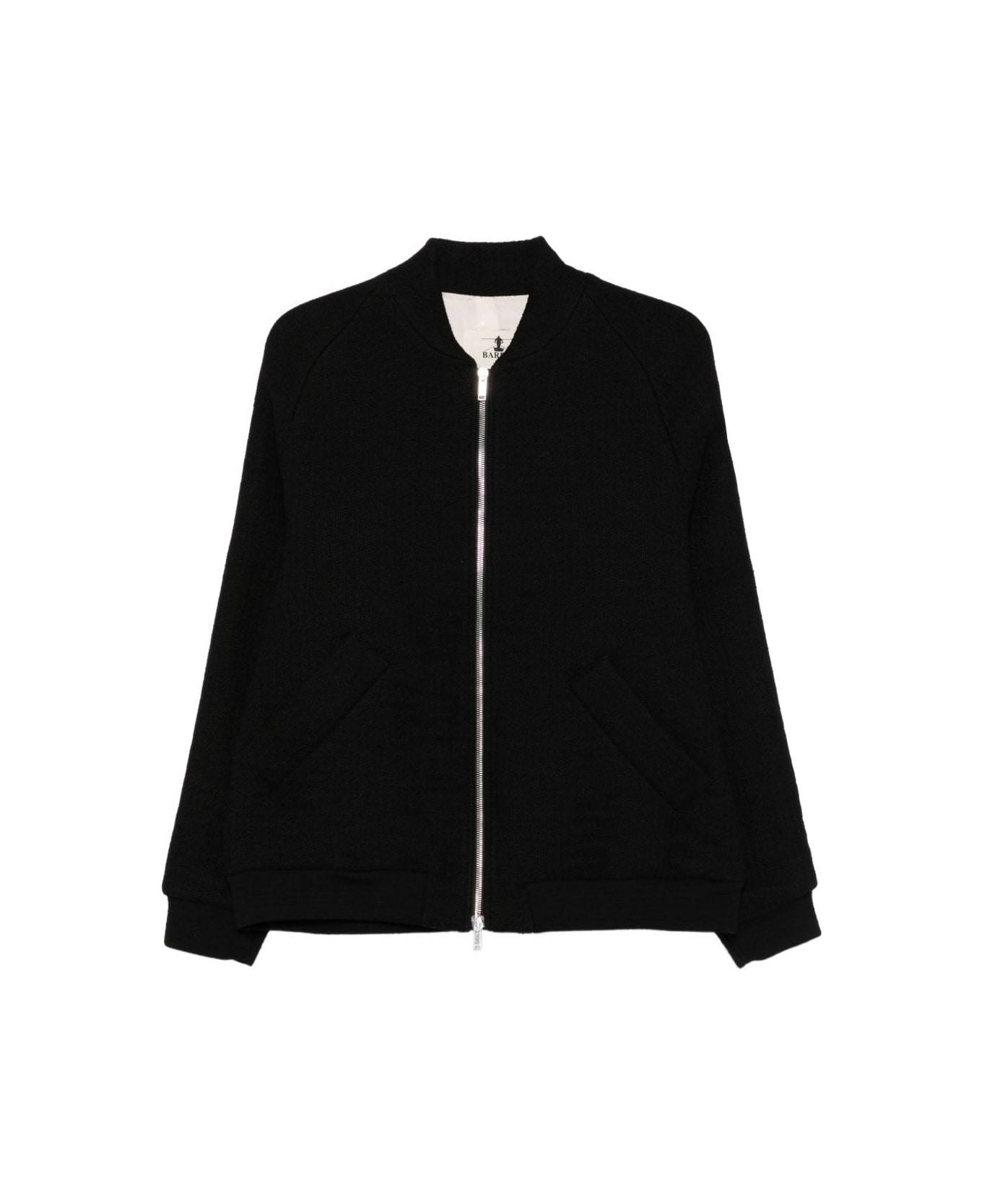 Barena Black Bomber Jacket - Black