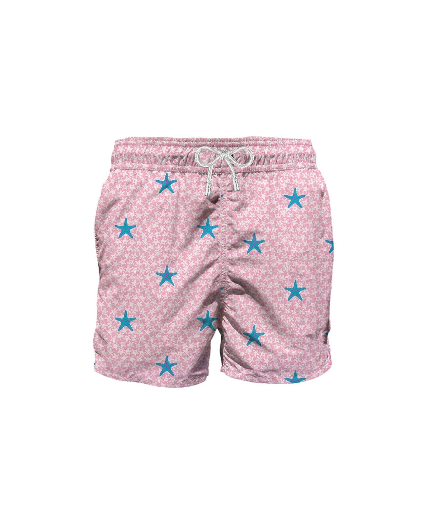 MC2 Saint Barth Embroidered Seastar Swim Shorts - PINK