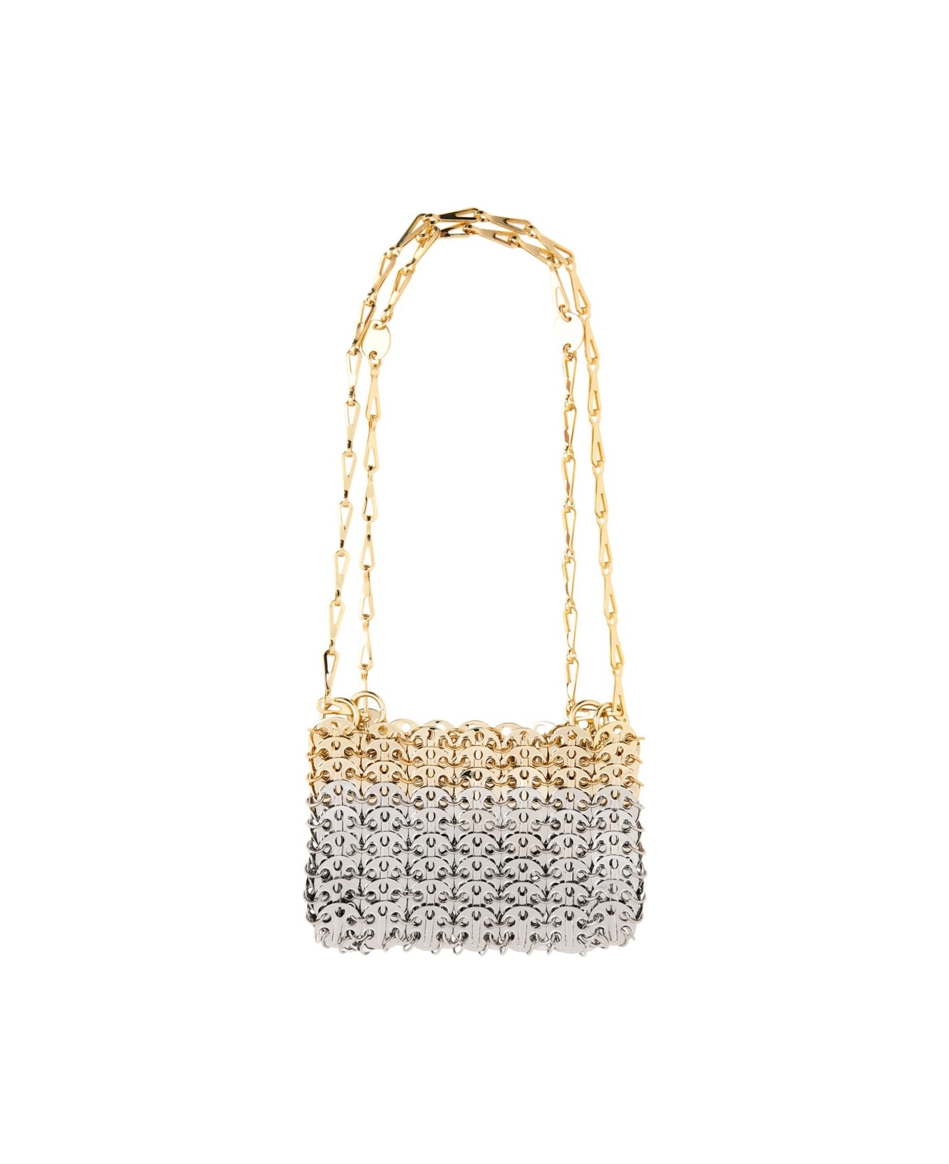 Paco Rabanne Bag "1969" Nano Skyline - SILVER