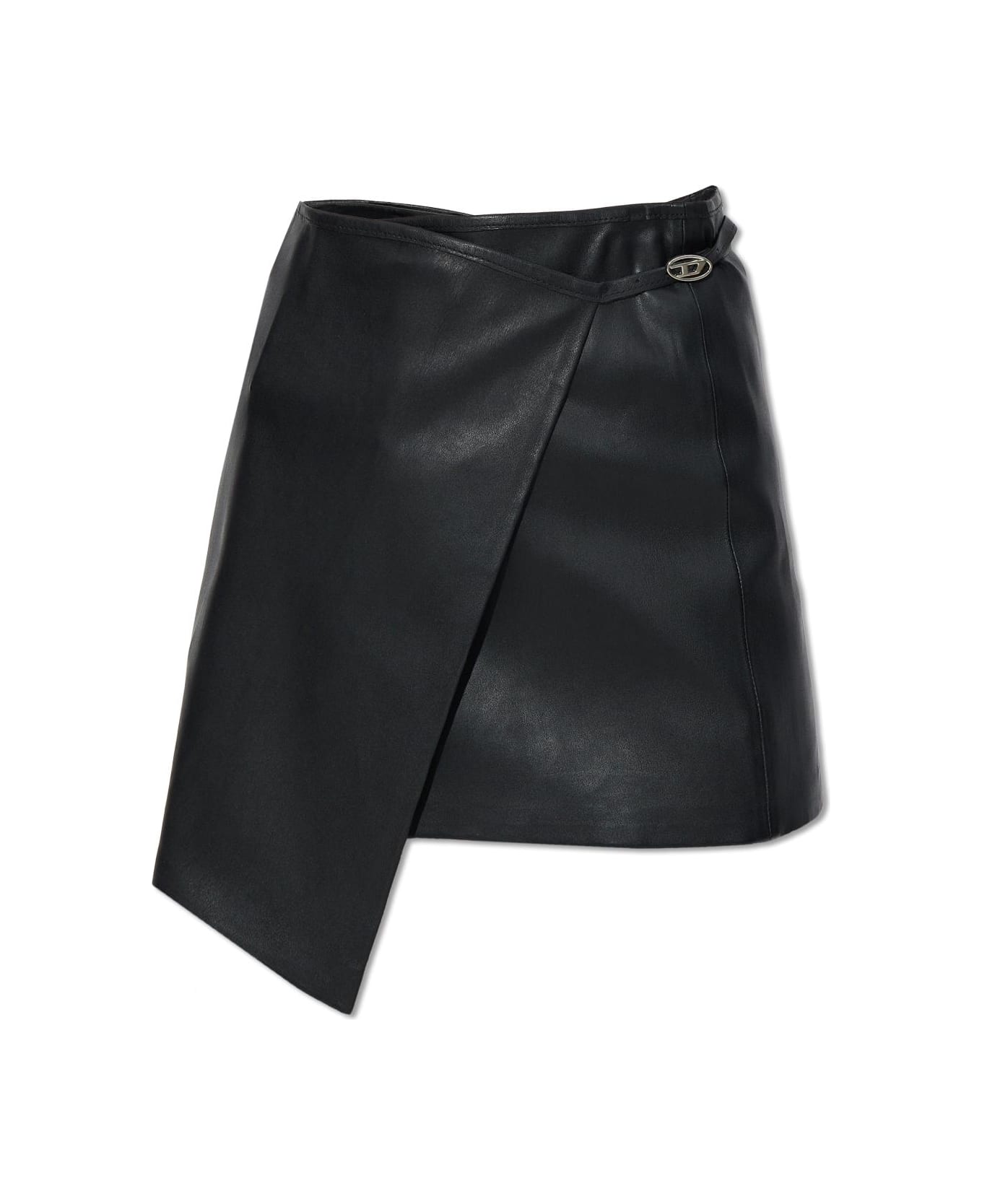 Diesel 'l-kesselle' Leather Skirt
