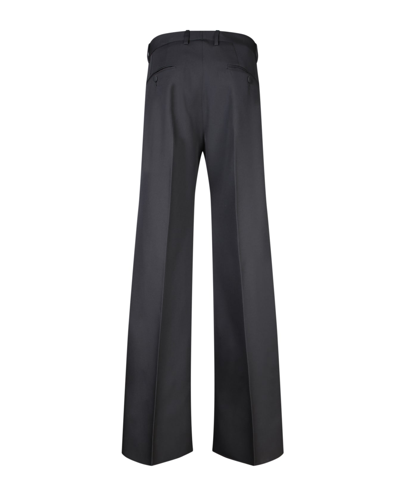 Dolce & Gabbana Wide Fit Black Trousers - Black