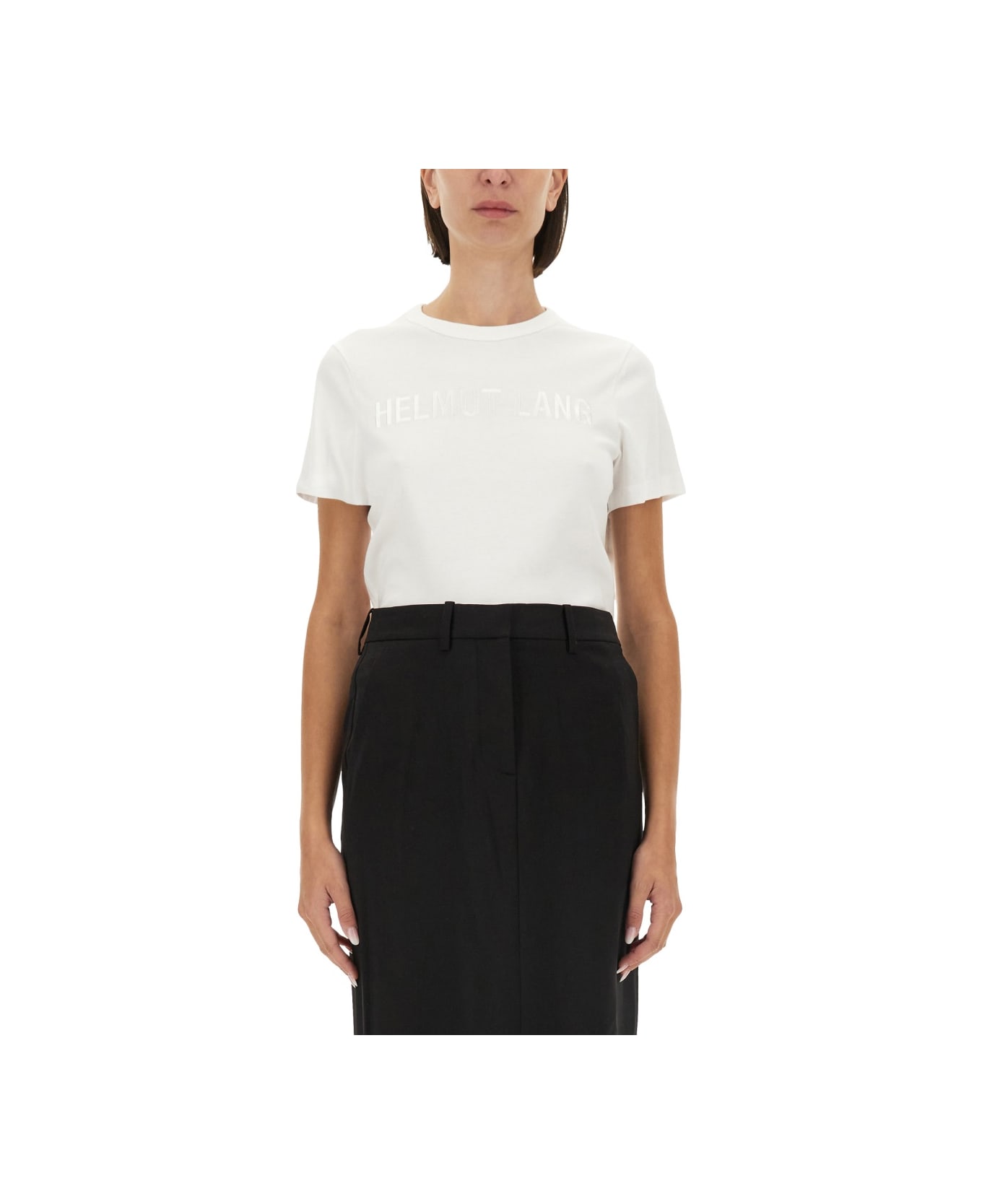 Helmut Lang T-shirt With Logo - WHITE