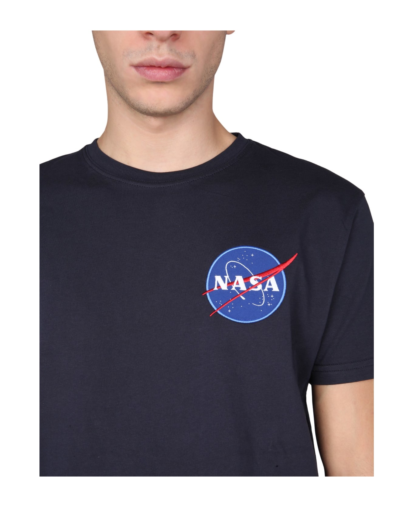 Alpha Industries Space Shuttle T-shirt - BLUE シャツ