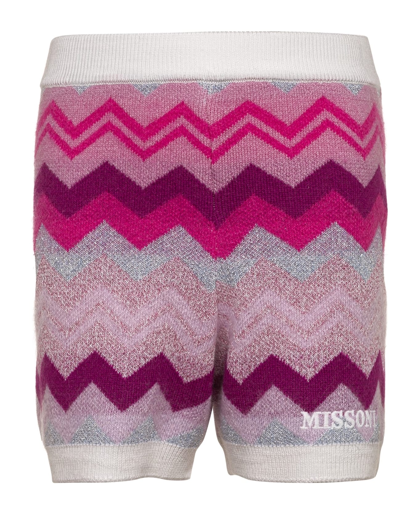 Missoni Kids Printed Knit Shorts - Multicolor