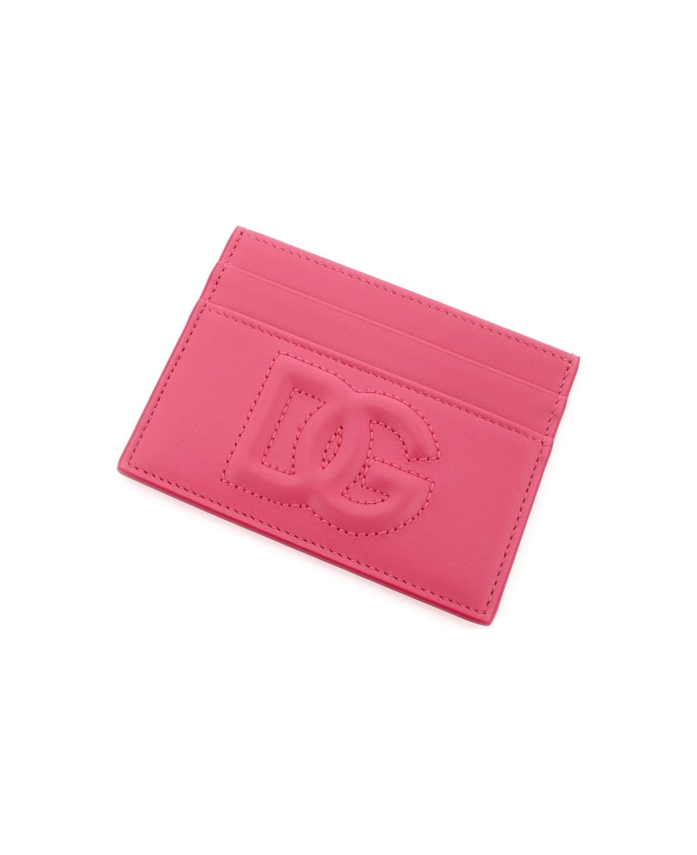 Dolce & Gabbana Leather Card Holder - Lilac