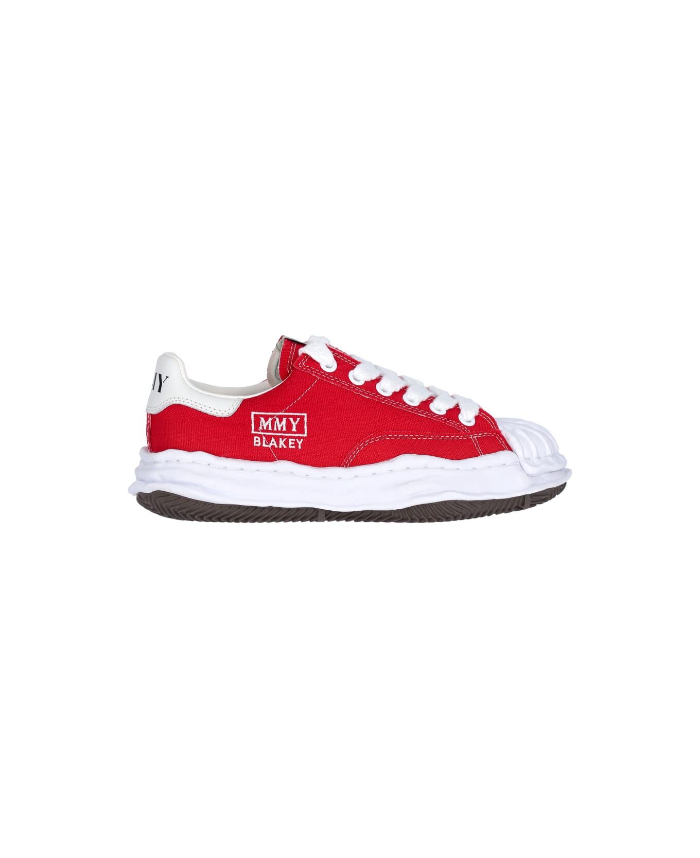 Mihara Yasuhiro 'blakey' Low-top Sneakers - RED