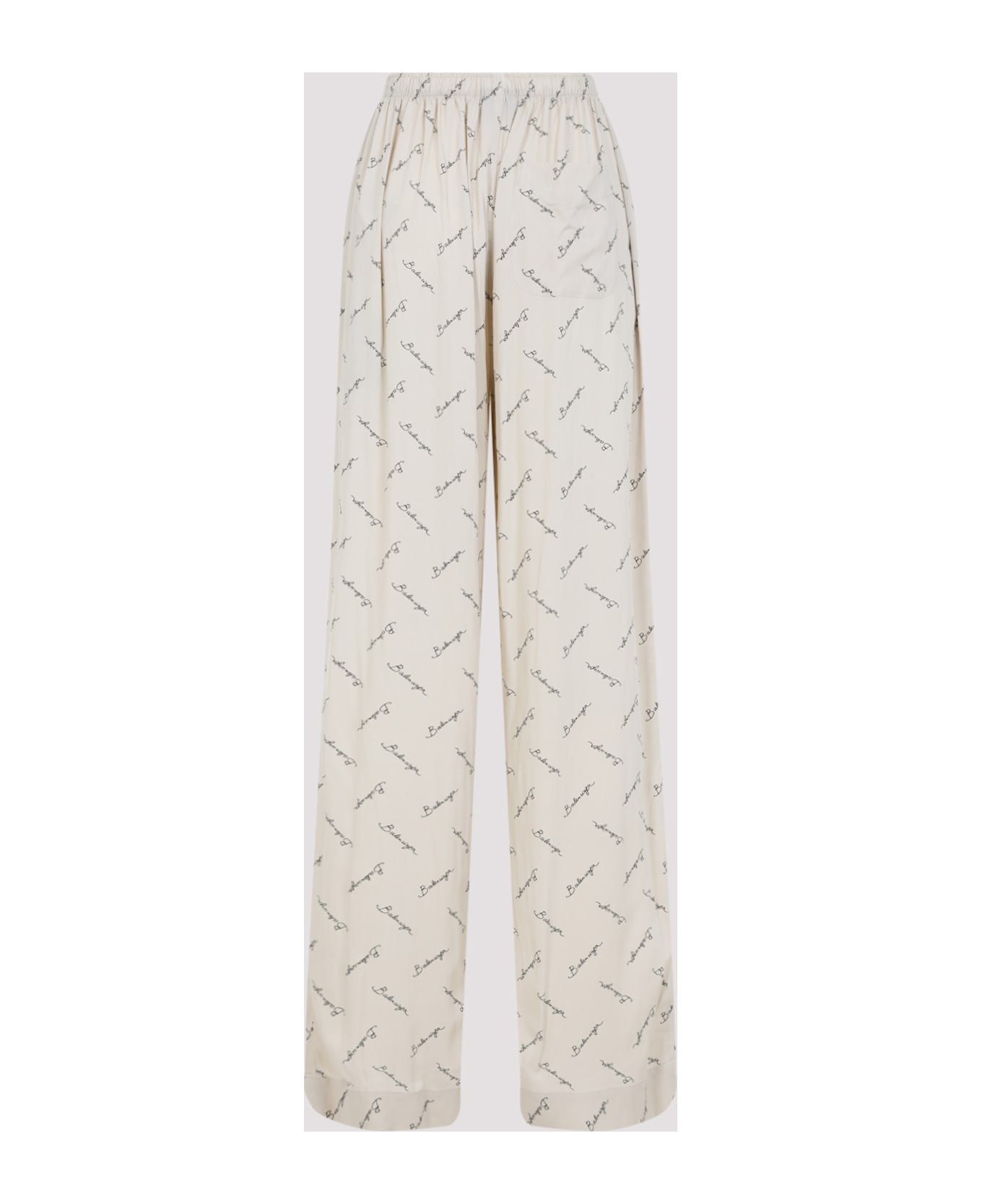 Balenciaga Pyjama Pants - Light Beige Black