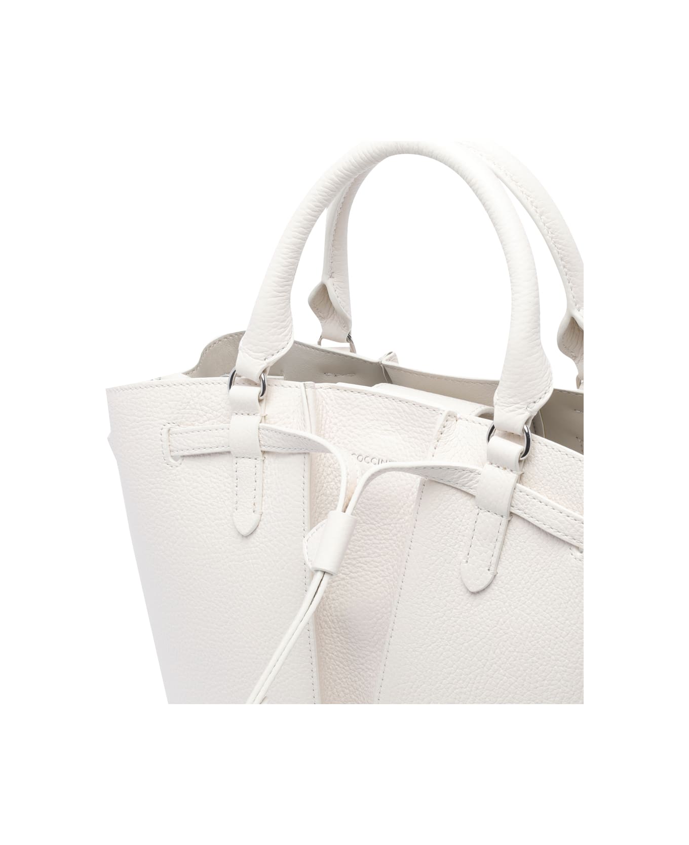 Coccinelle Flores Handbag - White