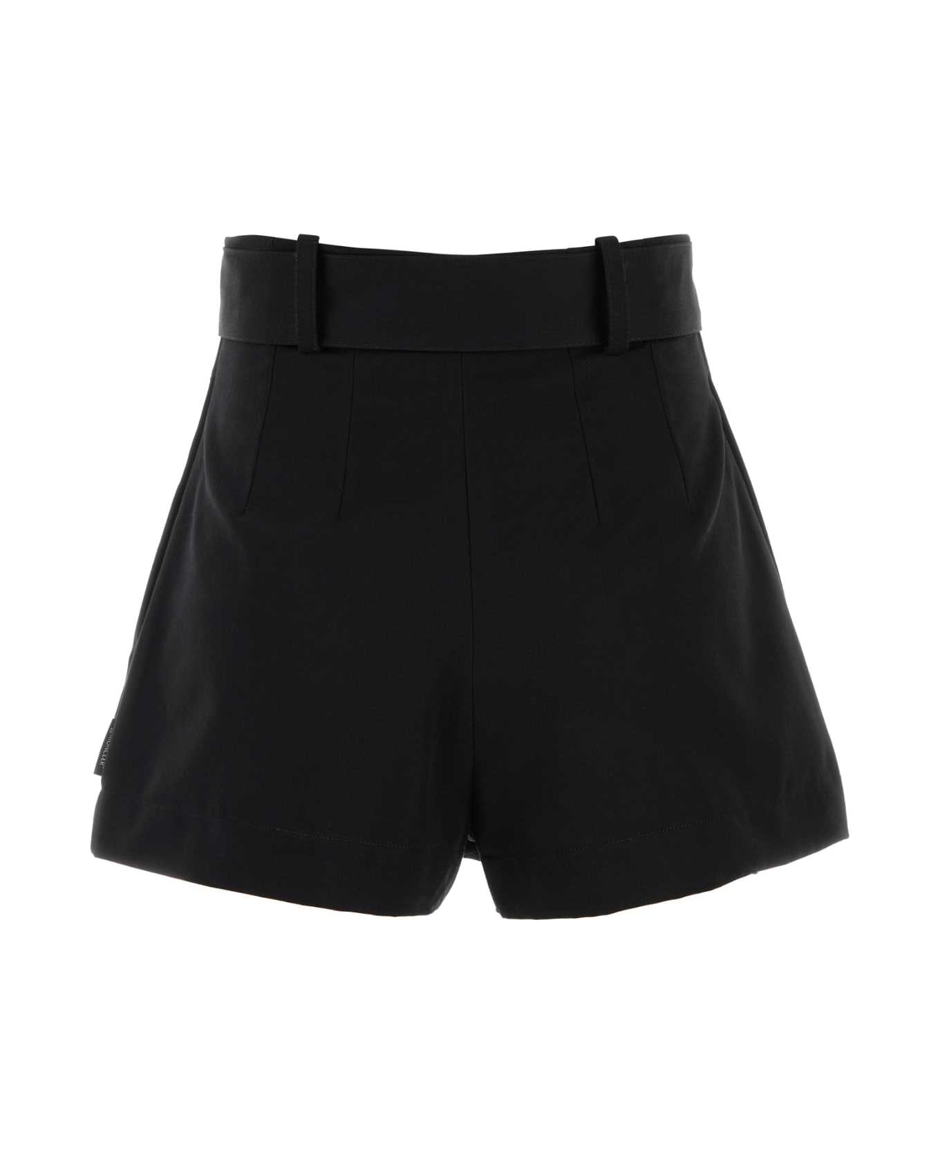 Moncler Black Polyester Blend Shorts - 999