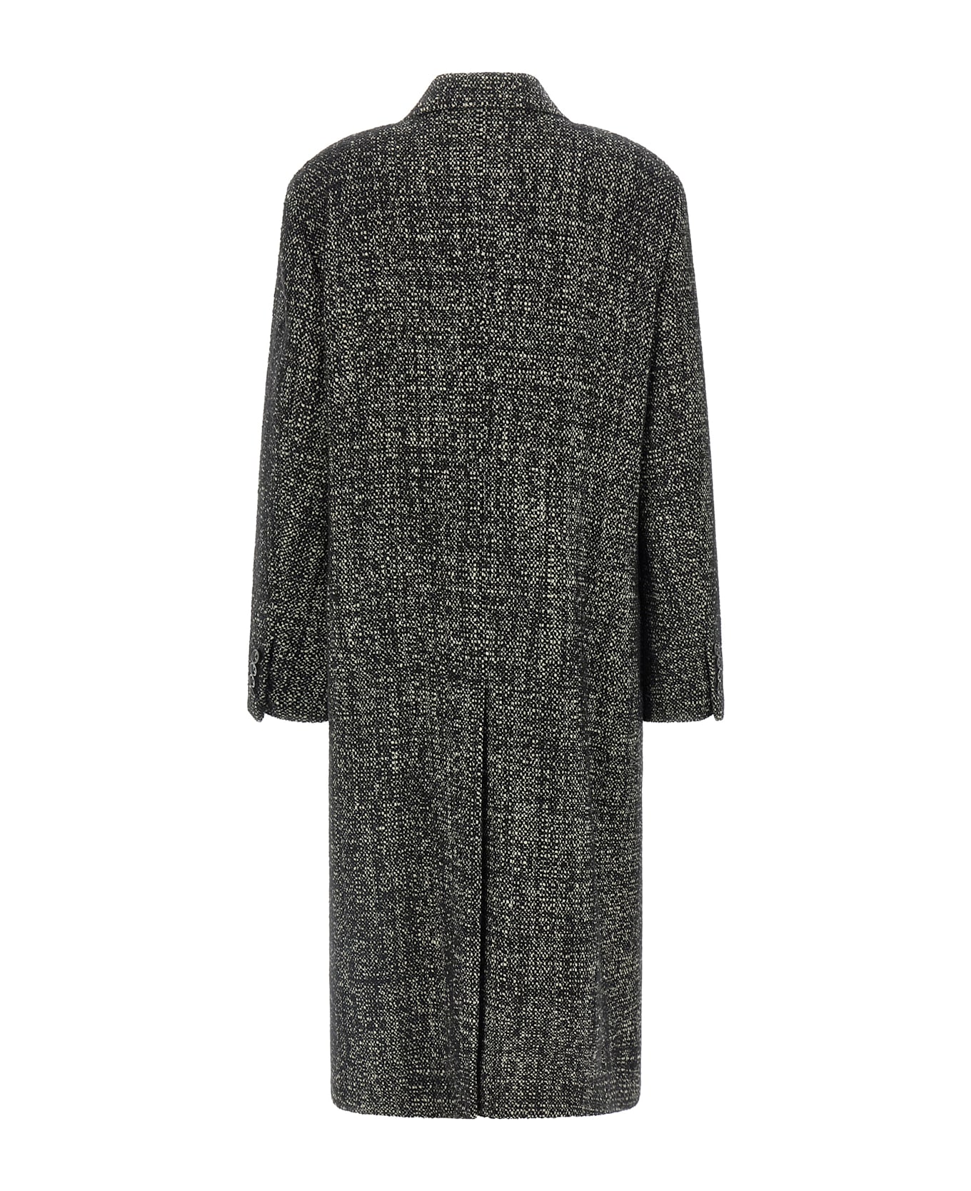 Dolce 
Gabbana Bouclé Wool Coat - White/Black