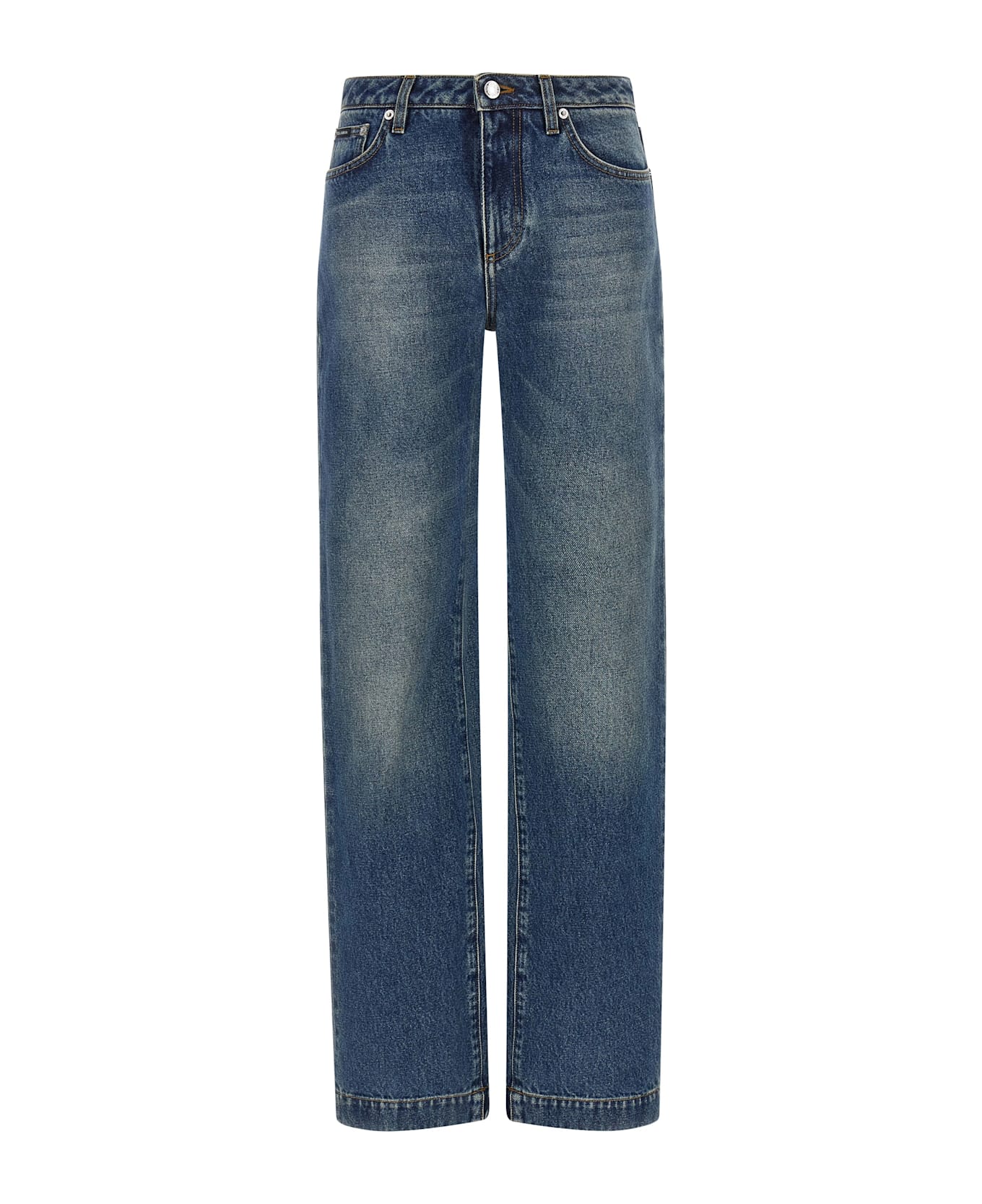 Dolce 
Gabbana Logo Tag Jeans - Blue