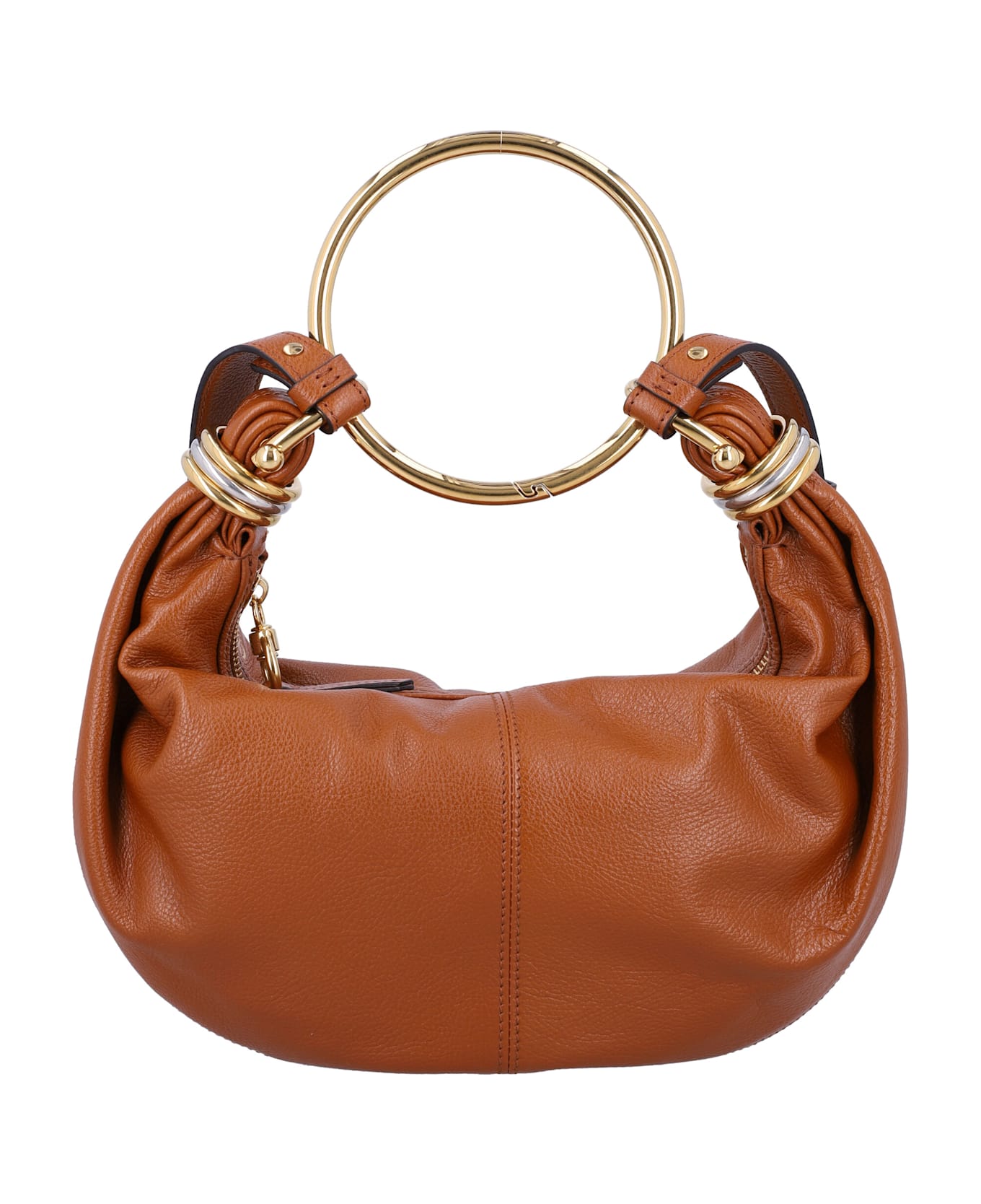 Chloé Small Bracelet Hobo Bag - CLAY BROWN