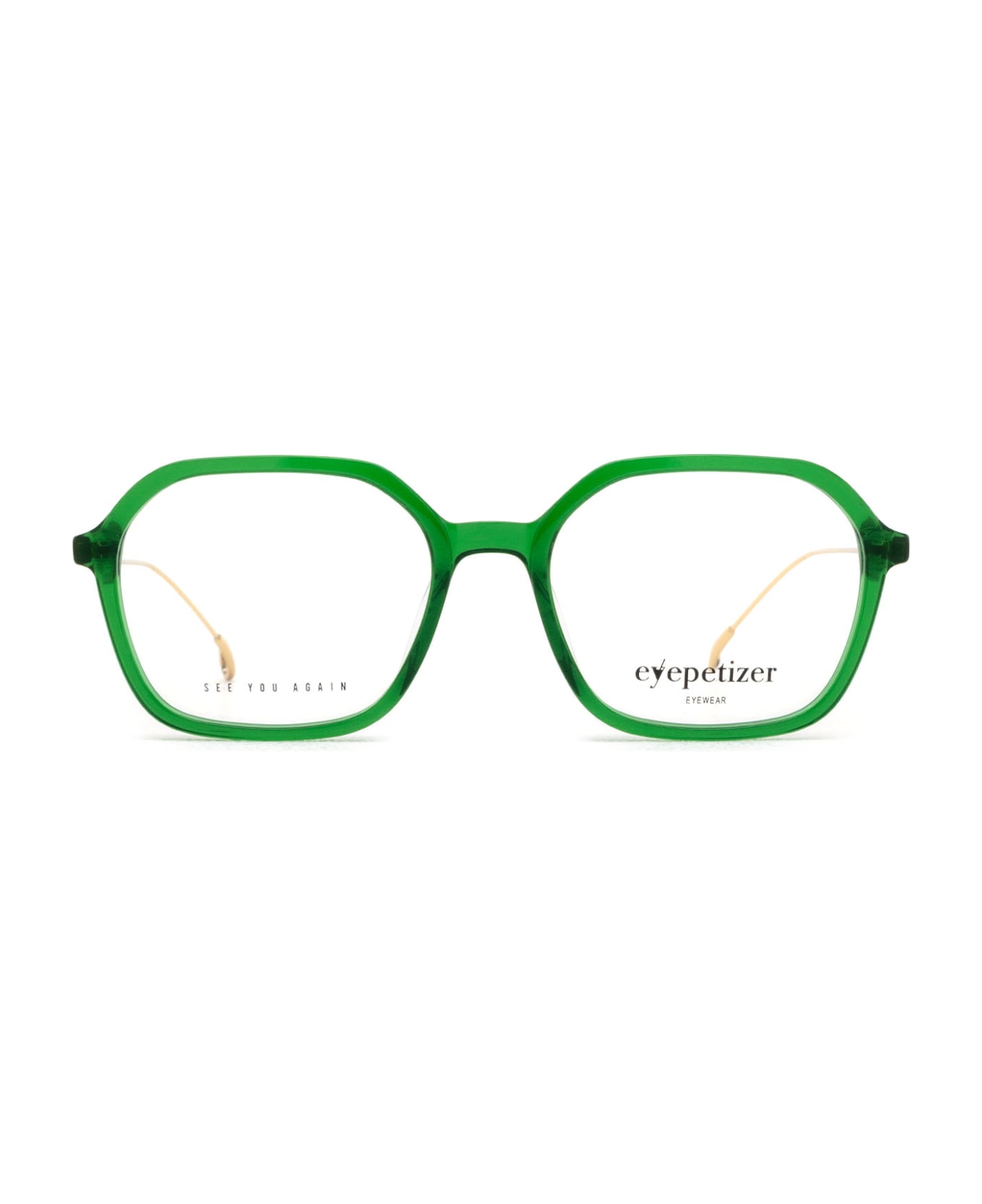 Eyepetizer Aida Opt Transparent Green Glasses - Transparent Green アイウェア