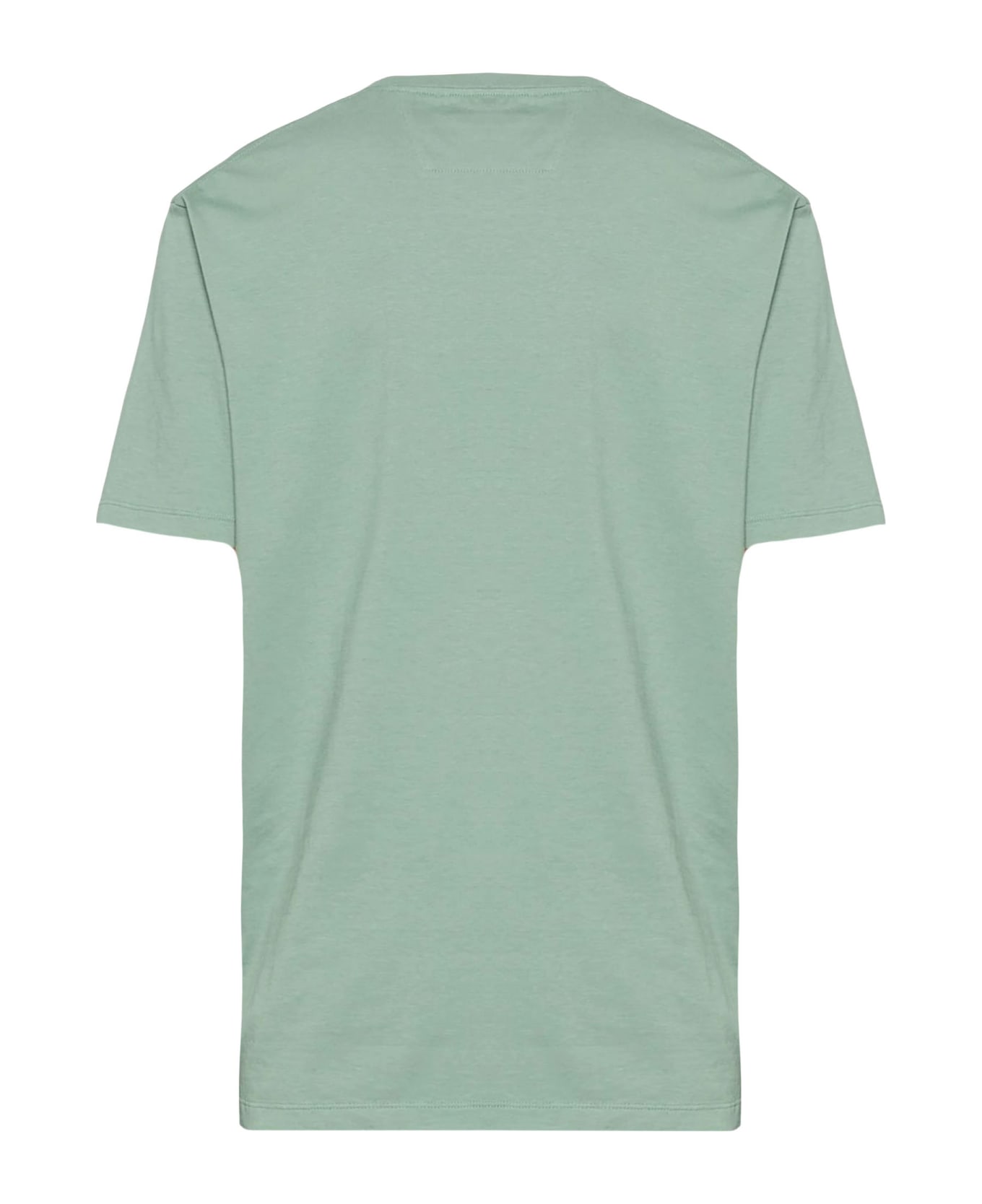 C.P. Company Green Cotton T-shirt - Green