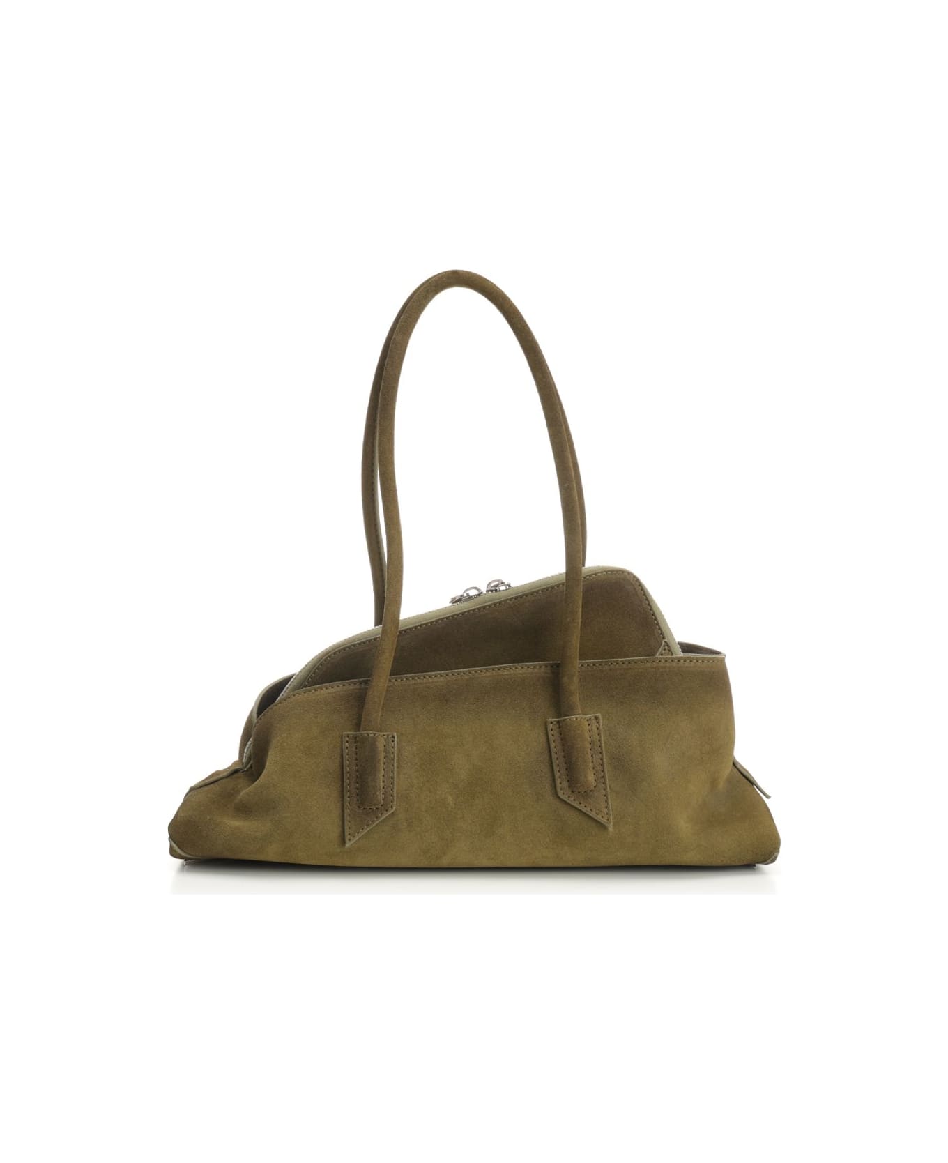 The Attico ''la Passeggiata Small'' Top Handle Bag - GREEN