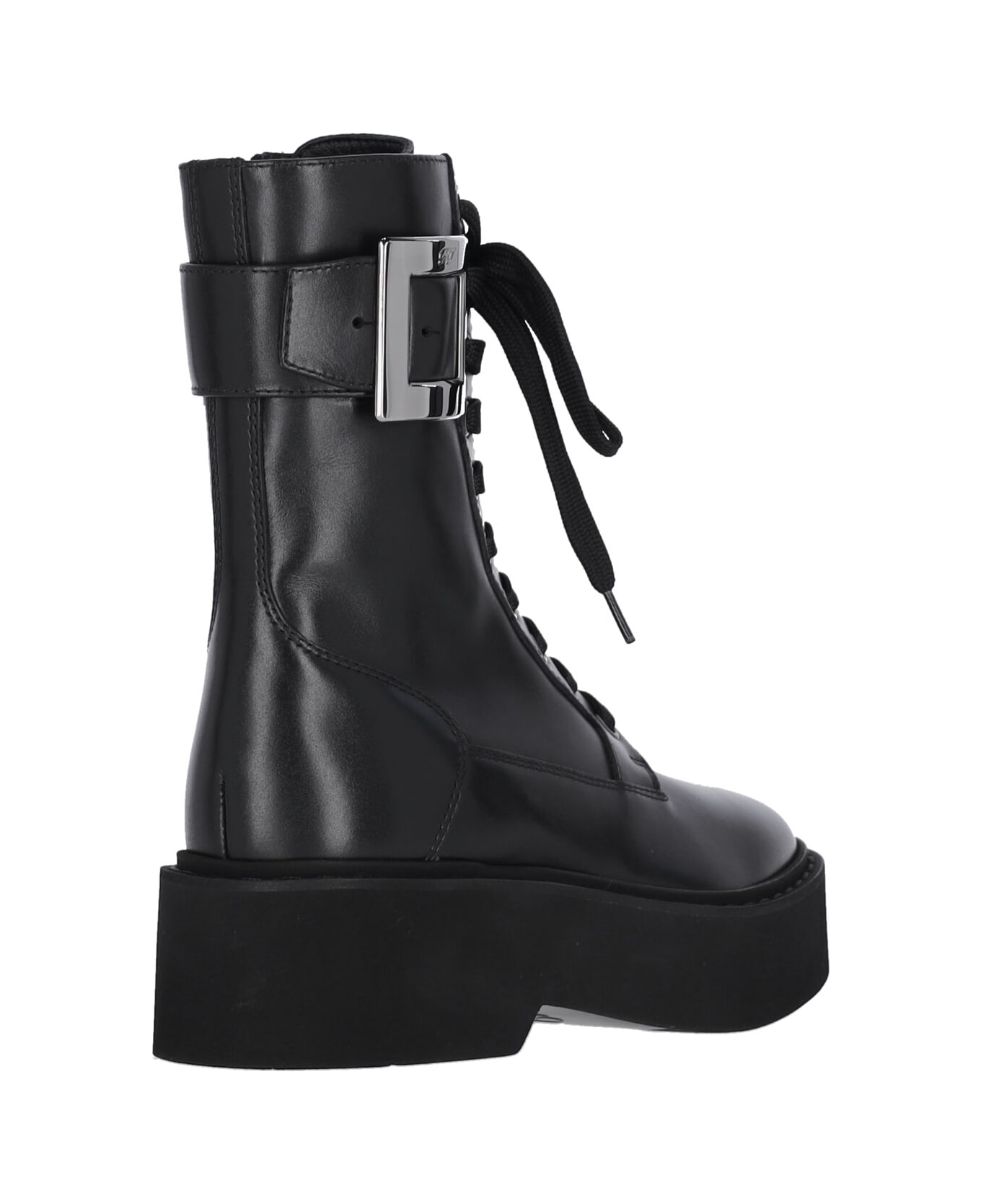 Roger Vivier 'viv' Rangers Amphibious Boots - Black  