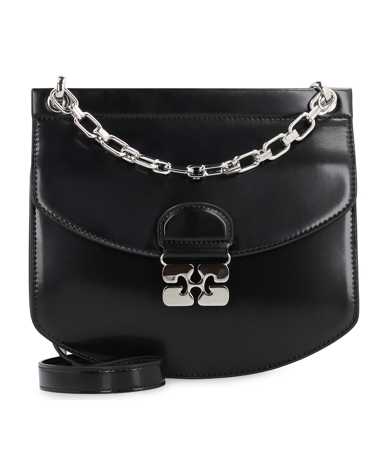 Ganni Apo-g Crossbody Bag - black